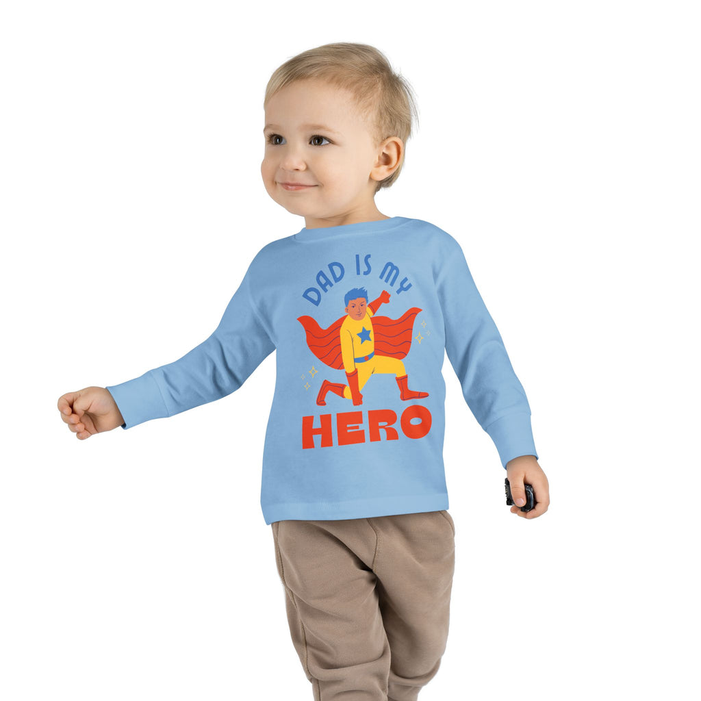 Toddler Long Sleeve Tee – Soft Combed Ringspun Cotton, Durable & Comfortable