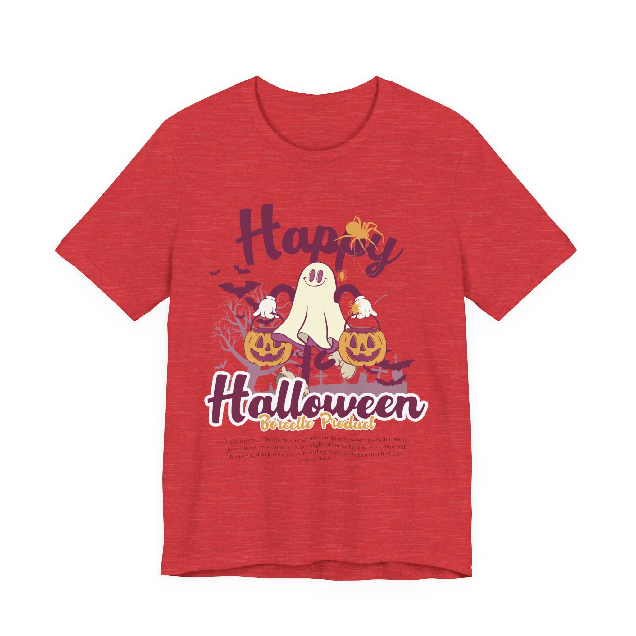 Halloween Unisex T-Shirt, Cute Ghost Tee, Fall Apparel, Kids Halloween Costume, Spooky Season Shirt, Trick or Treat Gift
