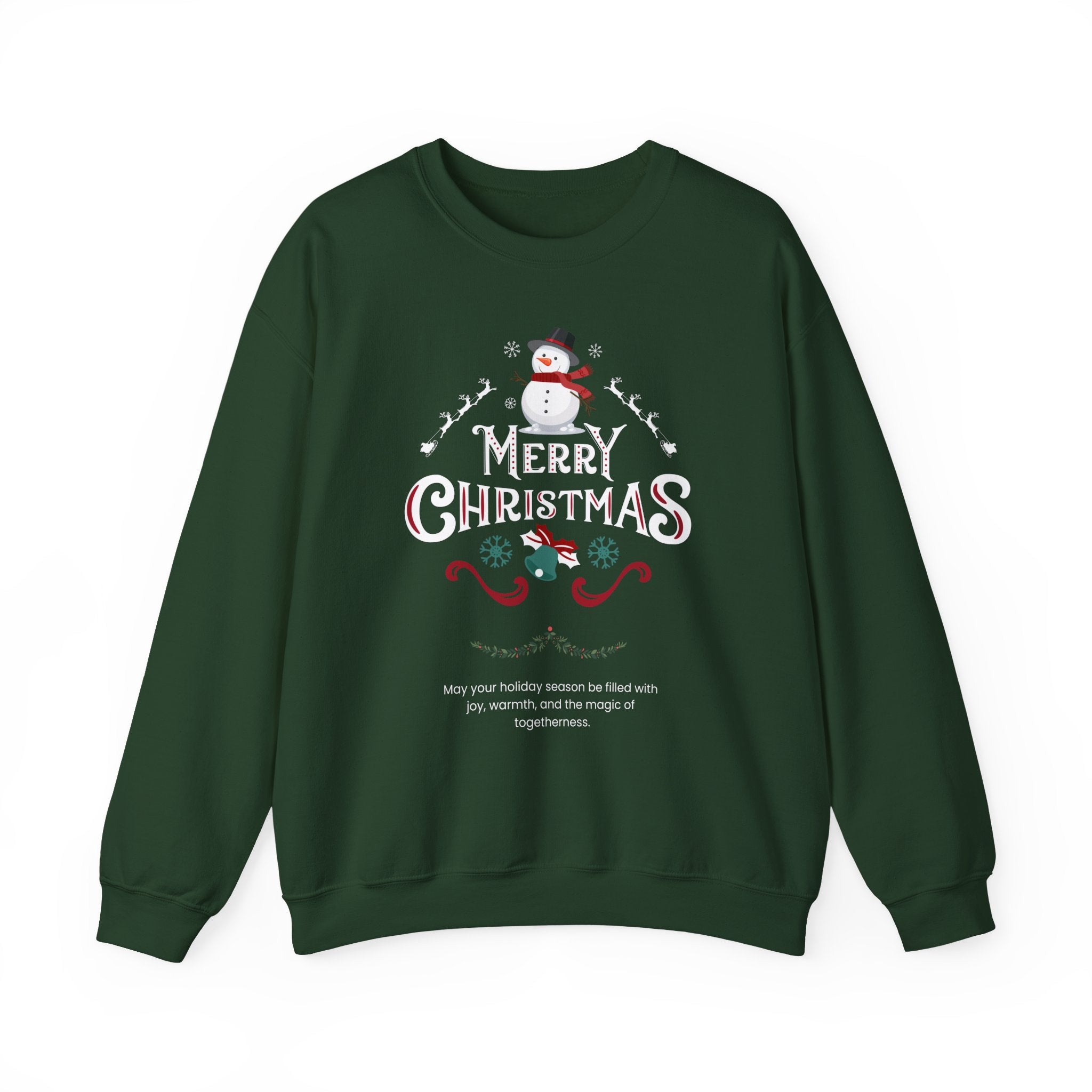 Cozy Holiday Crewneck Sweatshirt - Festive Christmas Design, Unisex Christmas Apparel, Winter Casual Wear, Gift for Her, Holiday Sweater