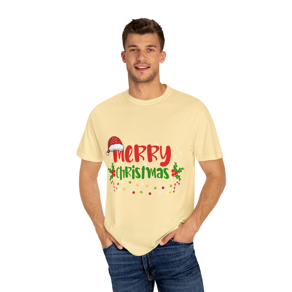 Merry Christmas Tee, Unisex Holiday Shirt, Festive Gift, Casual Christmas Apparel, Seasonal Wear, Perfect for Celebrations
