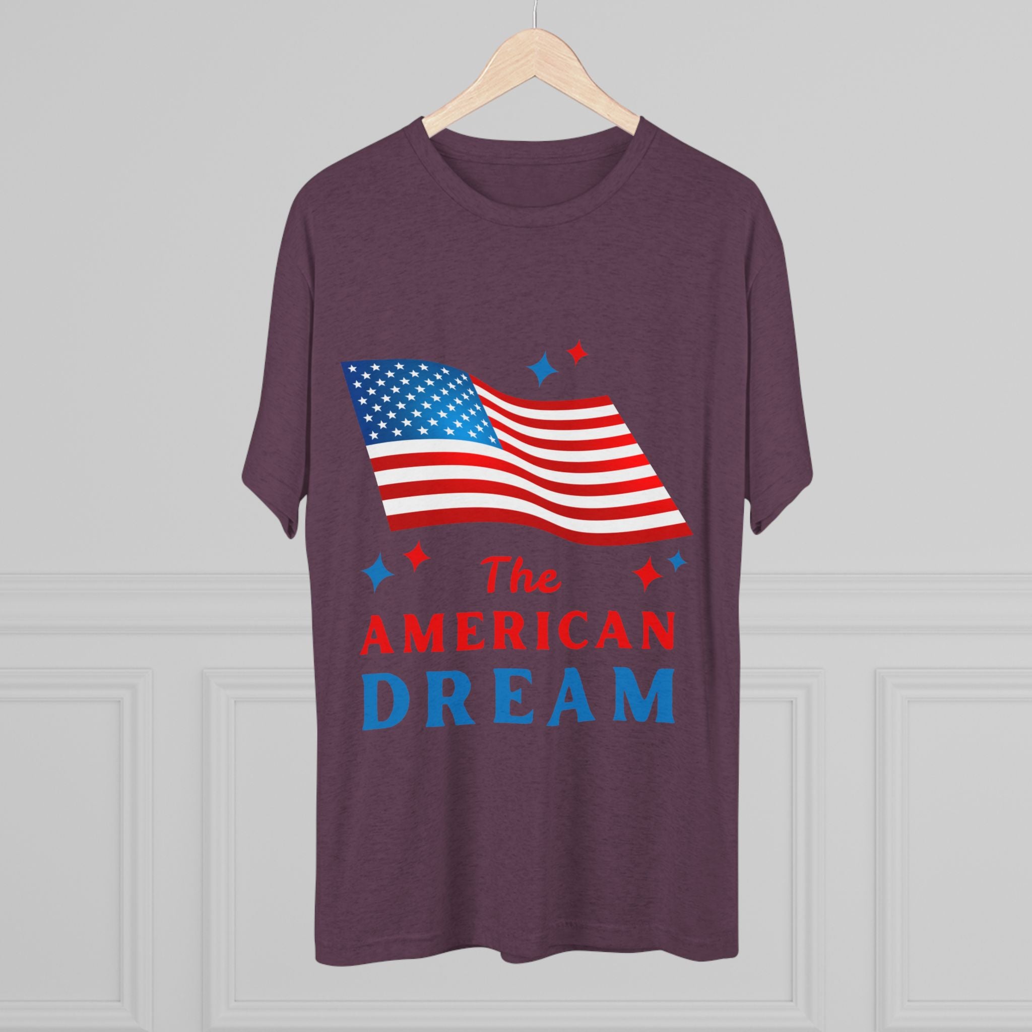 American Dream Unisex Crew Tee, Patriotic Shirt, Independence Day Tee, Casual Summer Top, Gift for Proud Americans