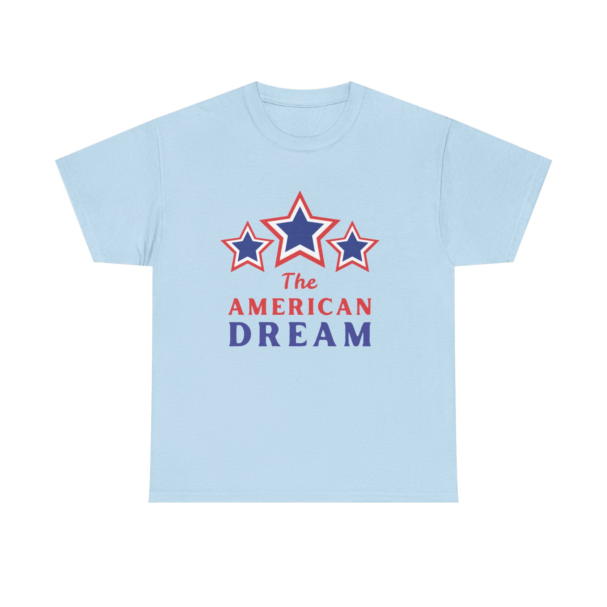 American Dream Graphic Tee, Patriotic Shirt, Unisex Cotton T-Shirt, Fourth of July Gift, Summer Casual Wear, Vintage Star Design