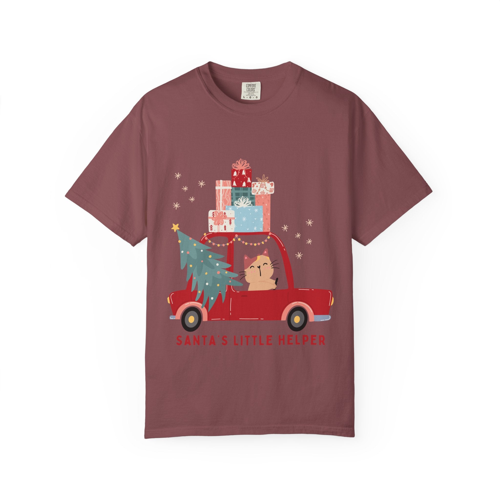 Santa's Little Helper T-Shirt, Unisex Holiday Tee, Christmas Gift, Cute Festive Top, Winter Apparel, Family Matching Shirt