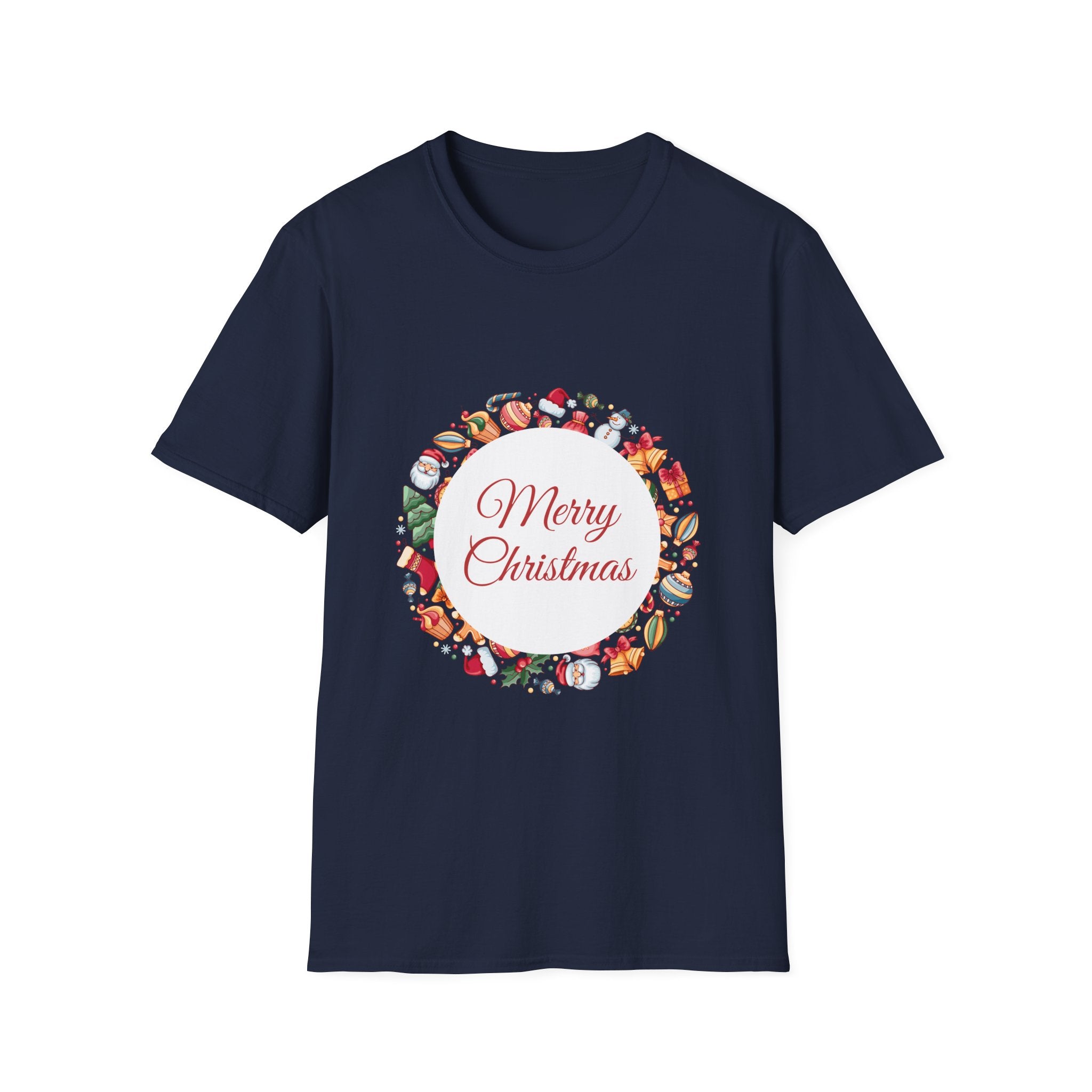 Merry Christmas Unisex T-Shirt, Holiday Apparel, Christmas Gift, Festive Tee, Seasonal Wear, Unisex T-Shirt