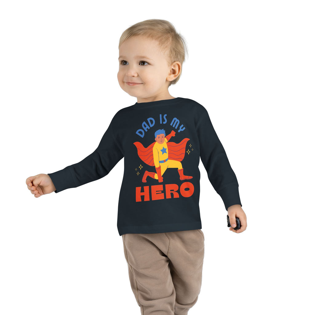Toddler Long Sleeve Tee – Soft Combed Ringspun Cotton, Durable & Comfortable