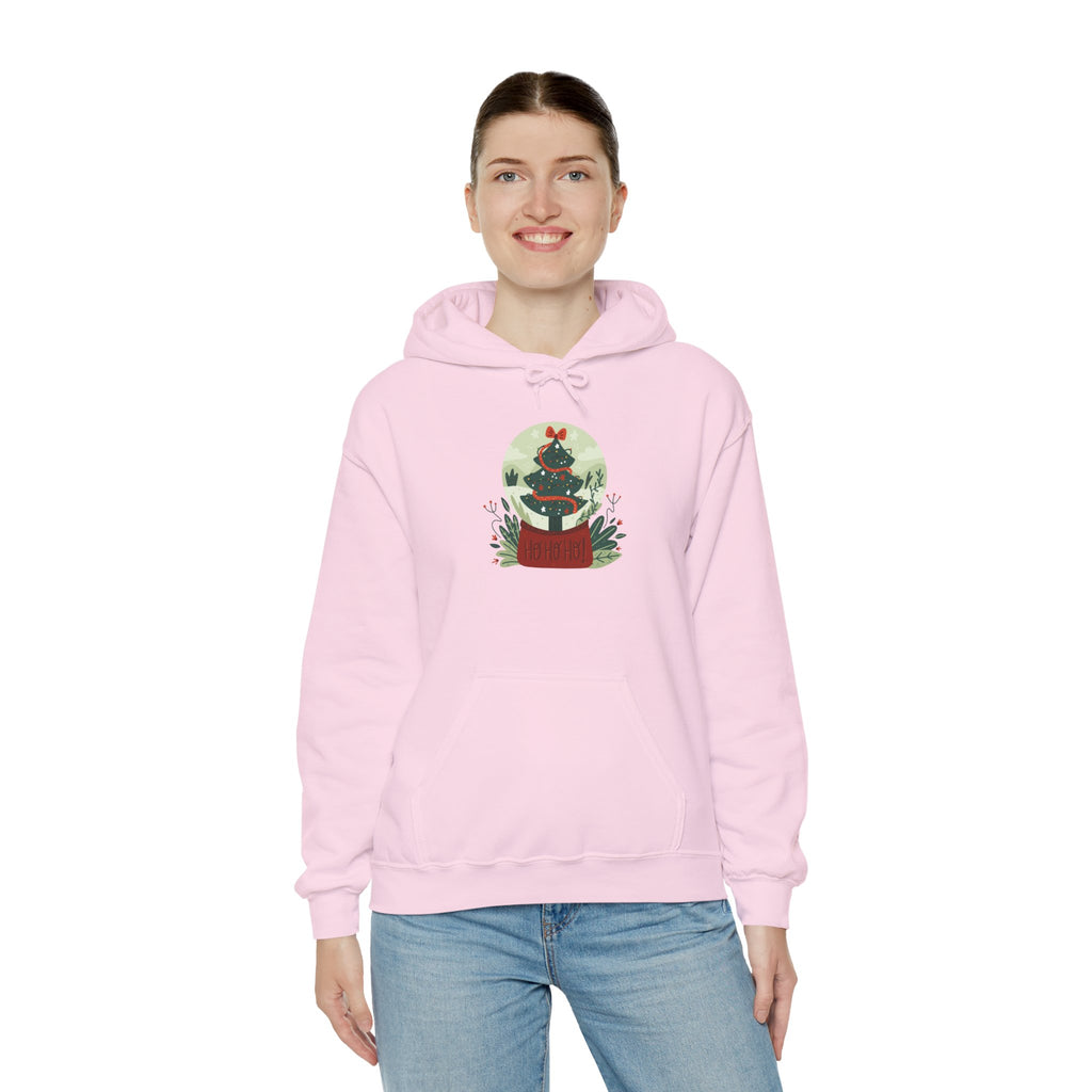 Cozy Holiday Hoodie with Snow Globe Design | Festive Gift, Winter Apparel, Christmas Sweatshirt, Unisex Hoodie, Seasonal Outfit