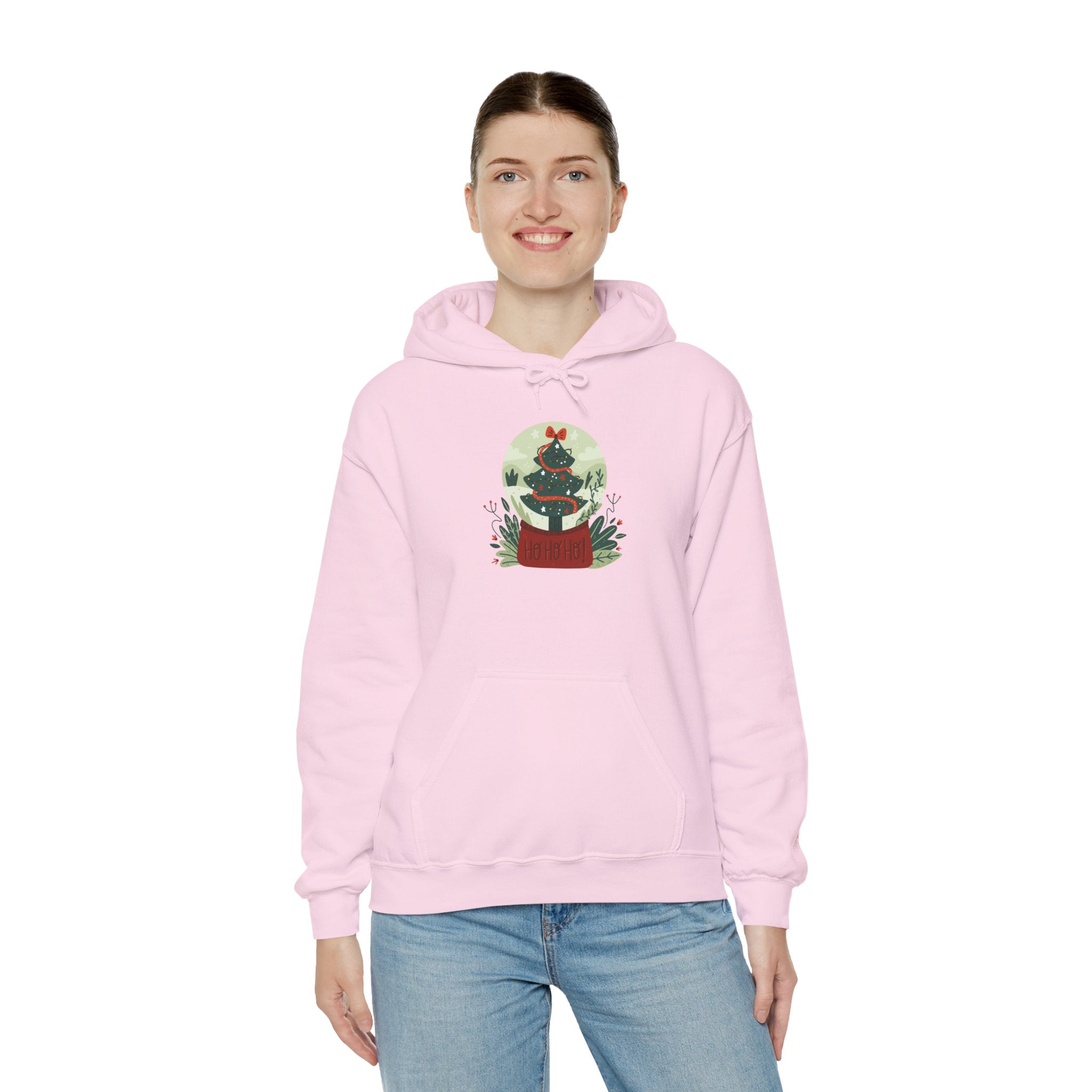 Cozy Holiday Hoodie with Snow Globe Design | Festive Gift, Winter Apparel, Christmas Sweatshirt, Unisex Hoodie, Seasonal Outfit
