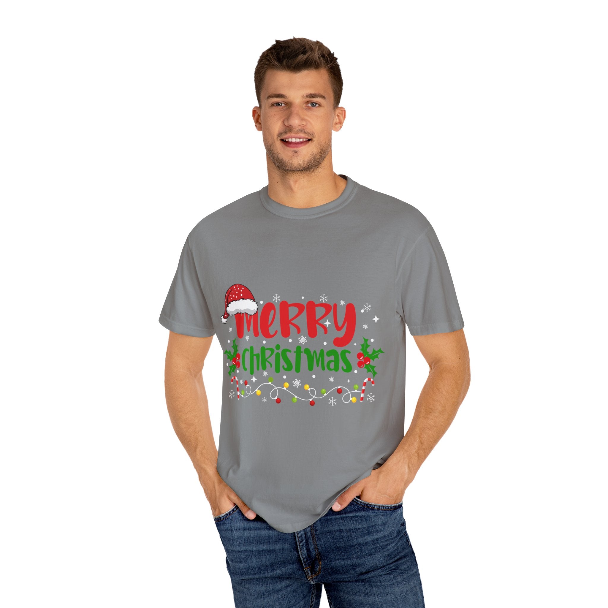 Merry Christmas Tee, Unisex Holiday Shirt, Festive Gift, Casual Christmas Apparel, Seasonal Wear, Perfect for Celebrations