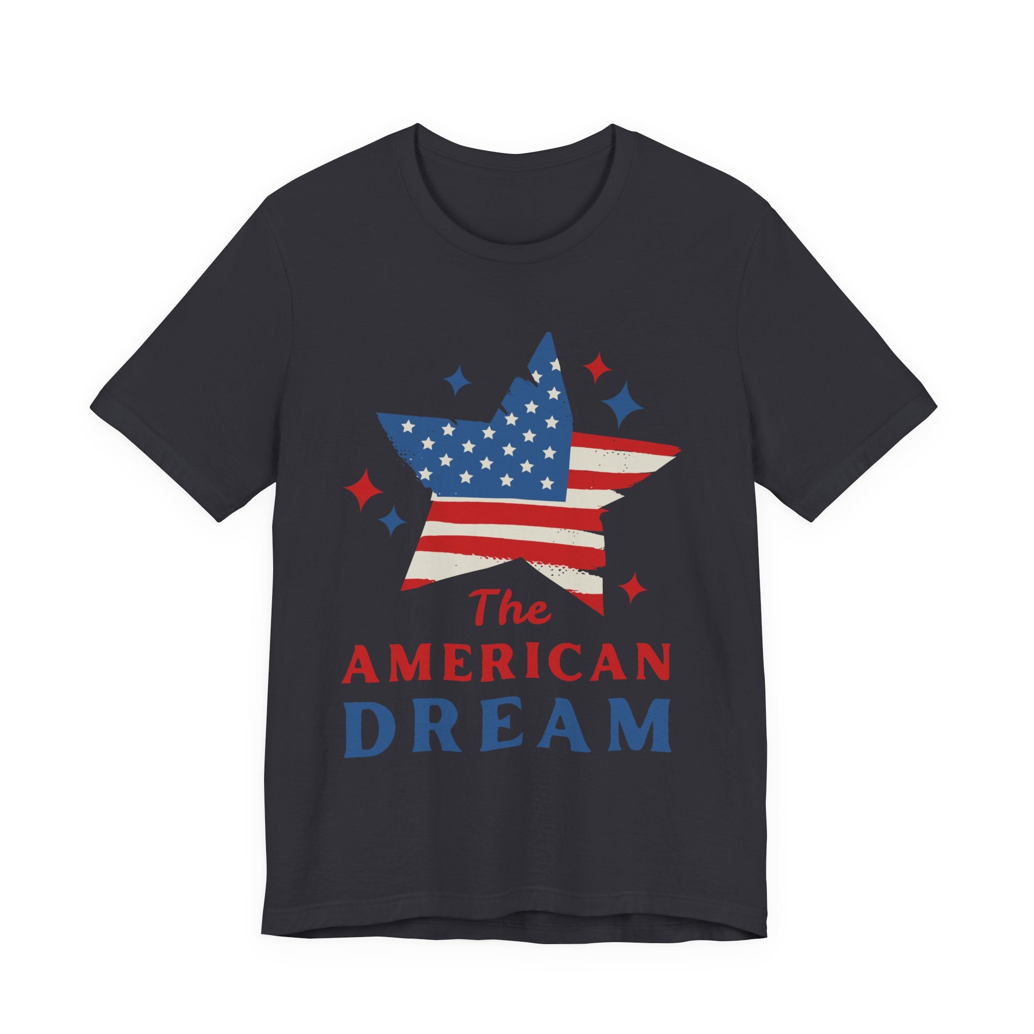 Patriotic T-Shirt, Independence Day Tee, American Dream Shirt, 4th of July Outfit, Stars and Stripes Tee Shirt