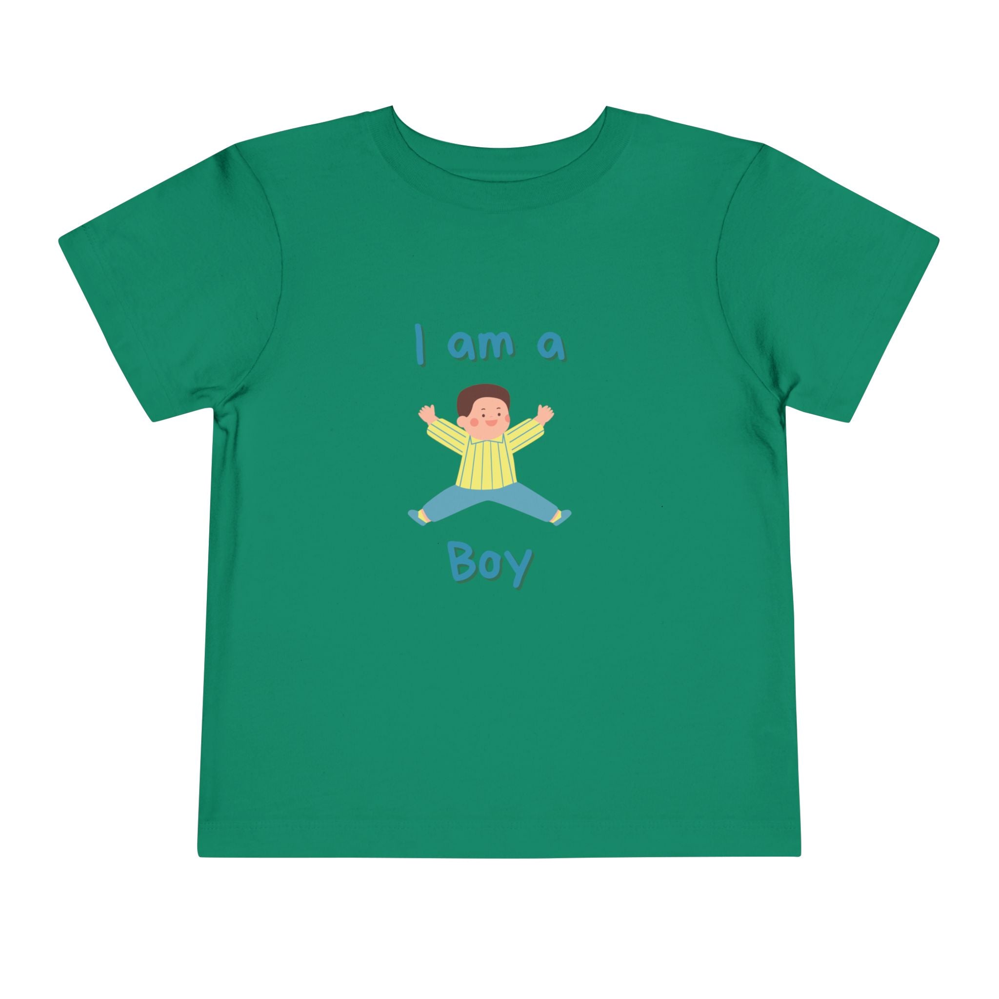 Toddler Short Sleeve Tee – Soft Airlume Cotton, Everyday Comfort