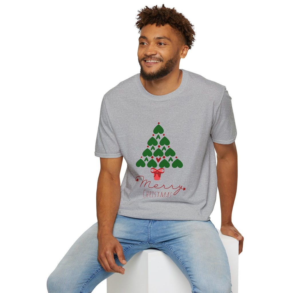 Merry Christmas T-Shirt, Unisex Holiday Tee, Christmas Gift, Casual Wear, Festive Clothing, Seasonal Apparel