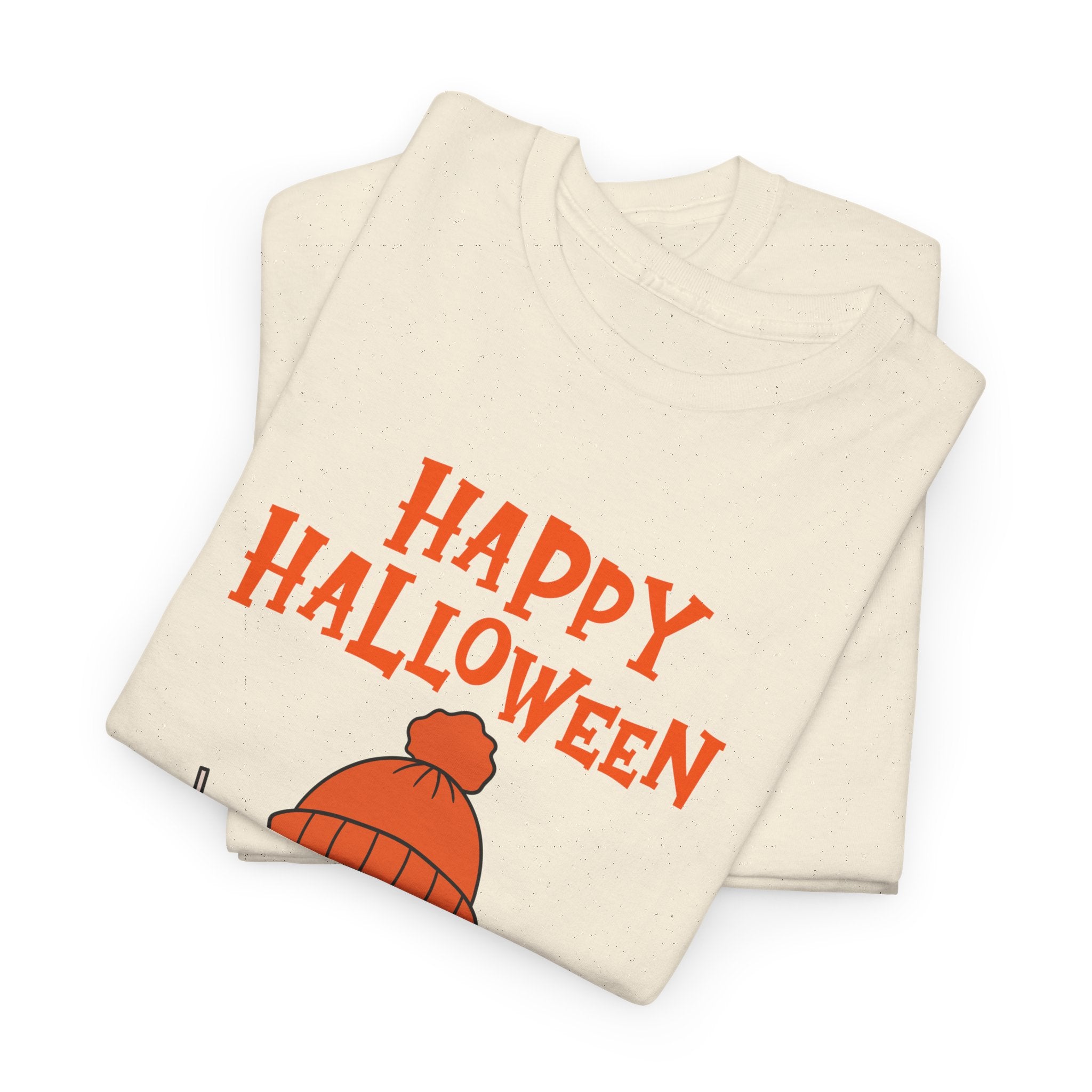 Happy Halloween Ghost Tee, Unisex Cotton T-Shirt, Halloween Apparel, Fall Fashion, Cute Halloween Gift, Ghost Tee