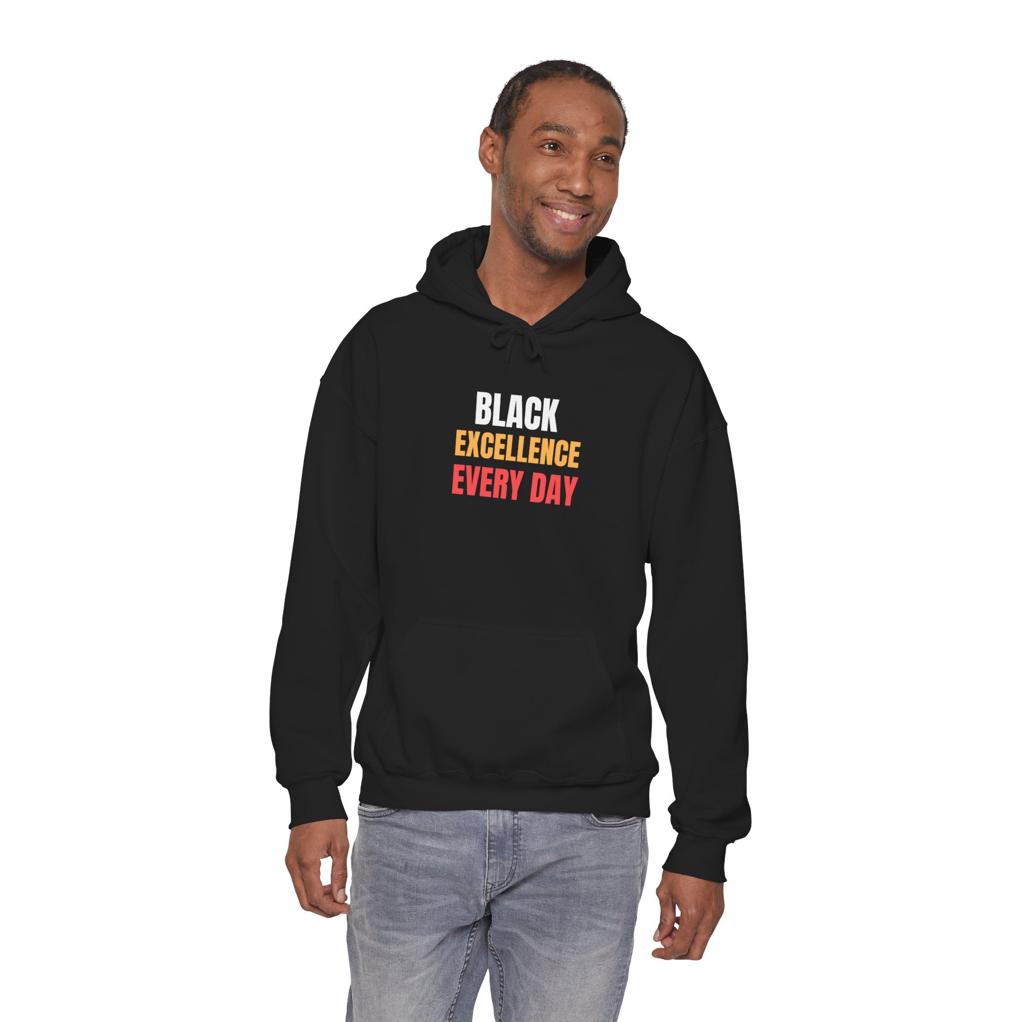 Black Excellence Everyday Hoodie | Unisex Heavy Blend Sweatshirt | Empowerment Gift | Black History Month | Everyday Affirmation