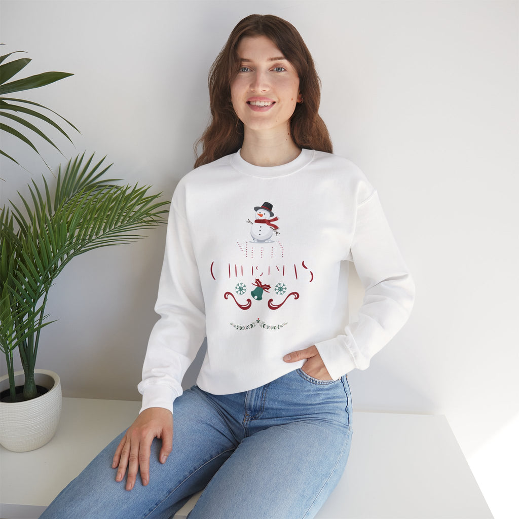 Cozy Holiday Crewneck Sweatshirt - Festive Christmas Design, Unisex Christmas Apparel, Winter Casual Wear, Gift for Her, Holiday Sweater