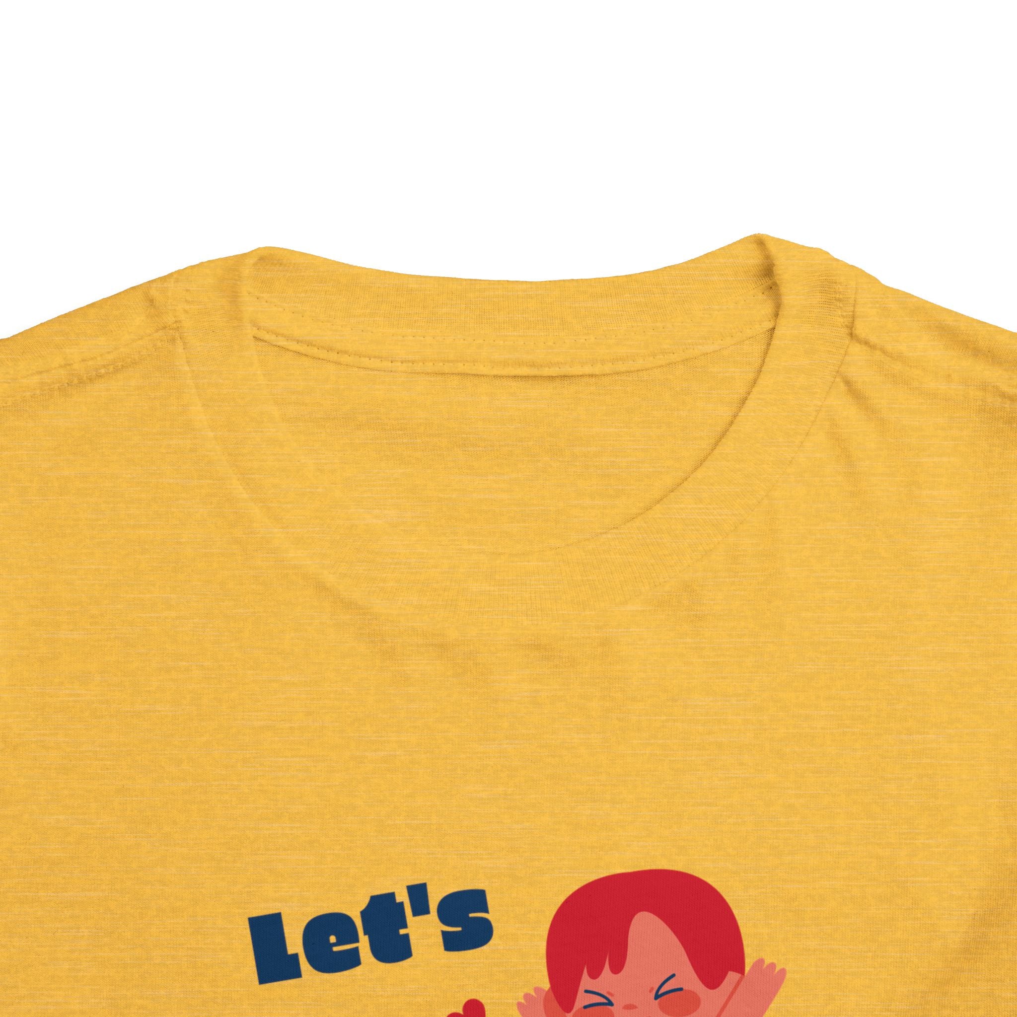 Playful Toddler Tee, Let's Play Shirt, Kids Short Sleeve Top, Fun Toddler Clothing, Adorable Kids Tee