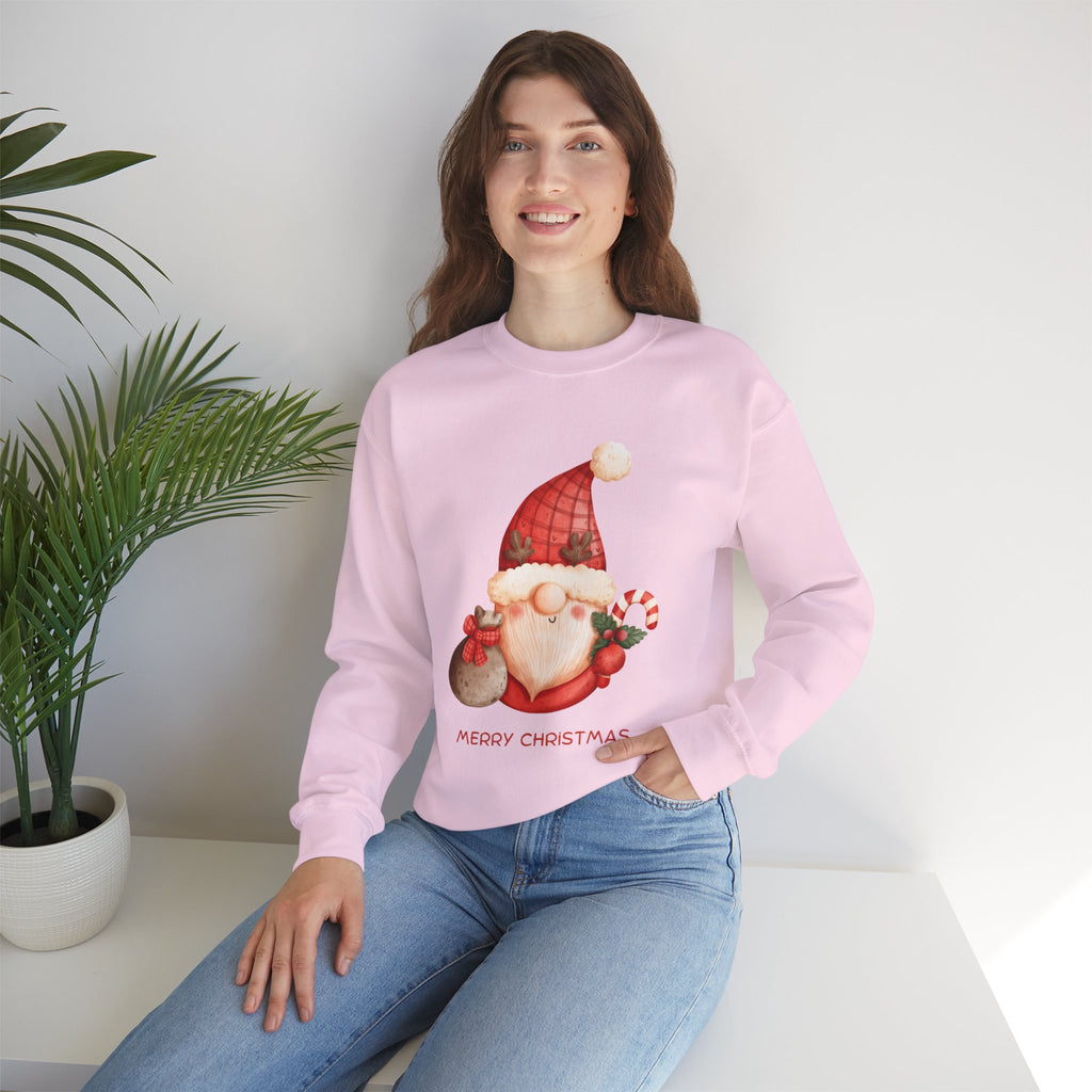 Merry Christmas Santa Sweatshirt, Cozy Crewneck for Holidays, Christmas Gift, Unisex Holiday Apparel, Fun Festive Sweatshirt