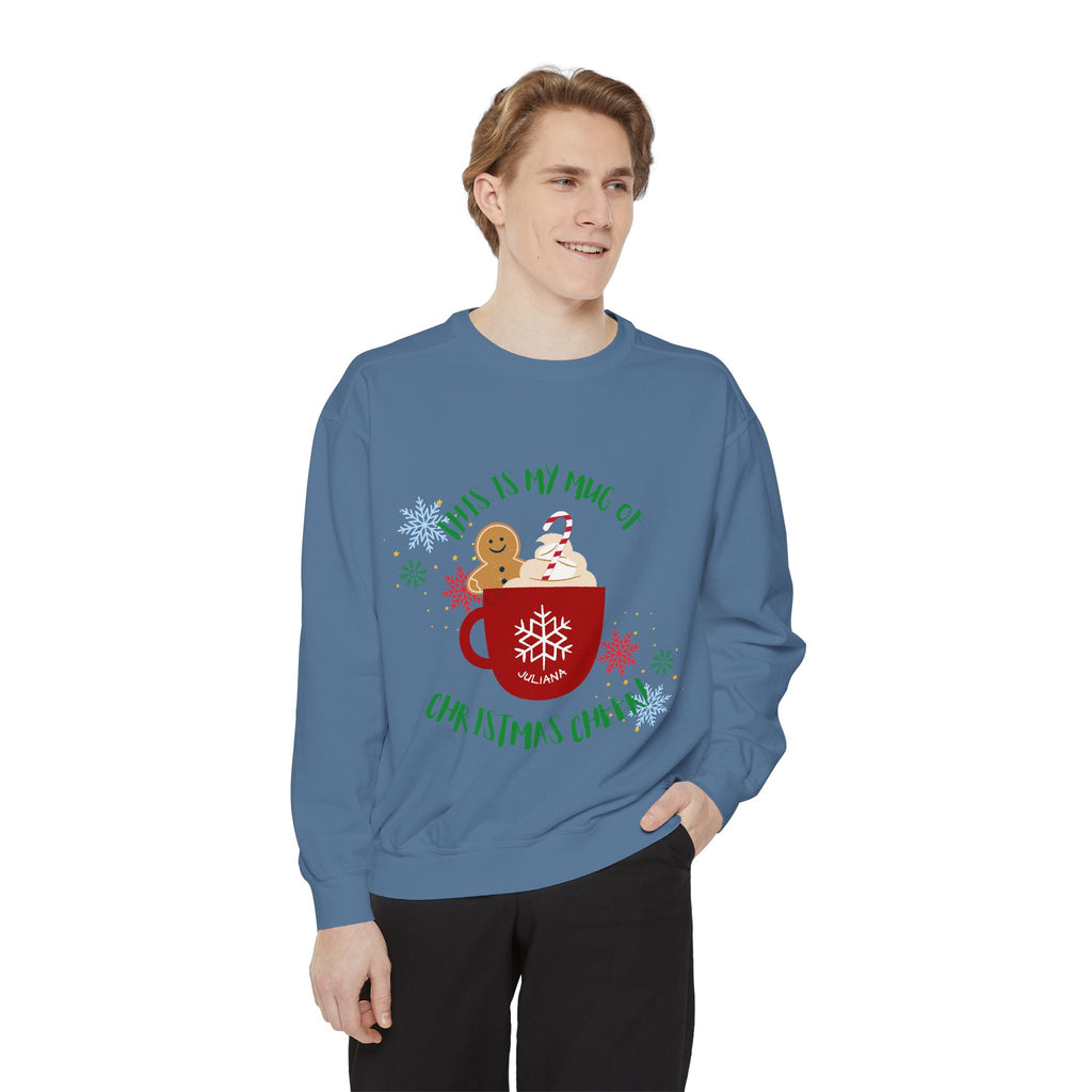 Cozy Holiday Sweatshirt with Festive Mug Design, Christmas Gift, Unisex Sweater, Winter Wardrobe Essential, Cute Holiday Apparel, [...]