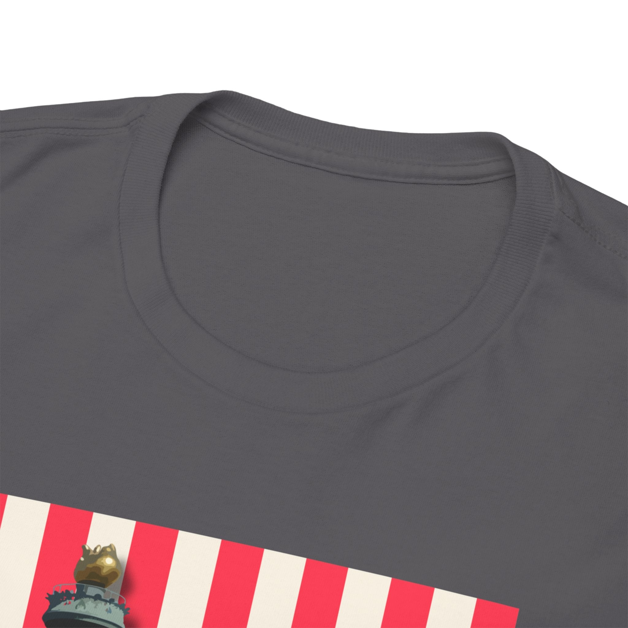 American Vibes Unisex Heavy Cotton Tee, Patriotic Shirt, Gift for Veterans, Independence Day Apparel, Summer Casual Wear