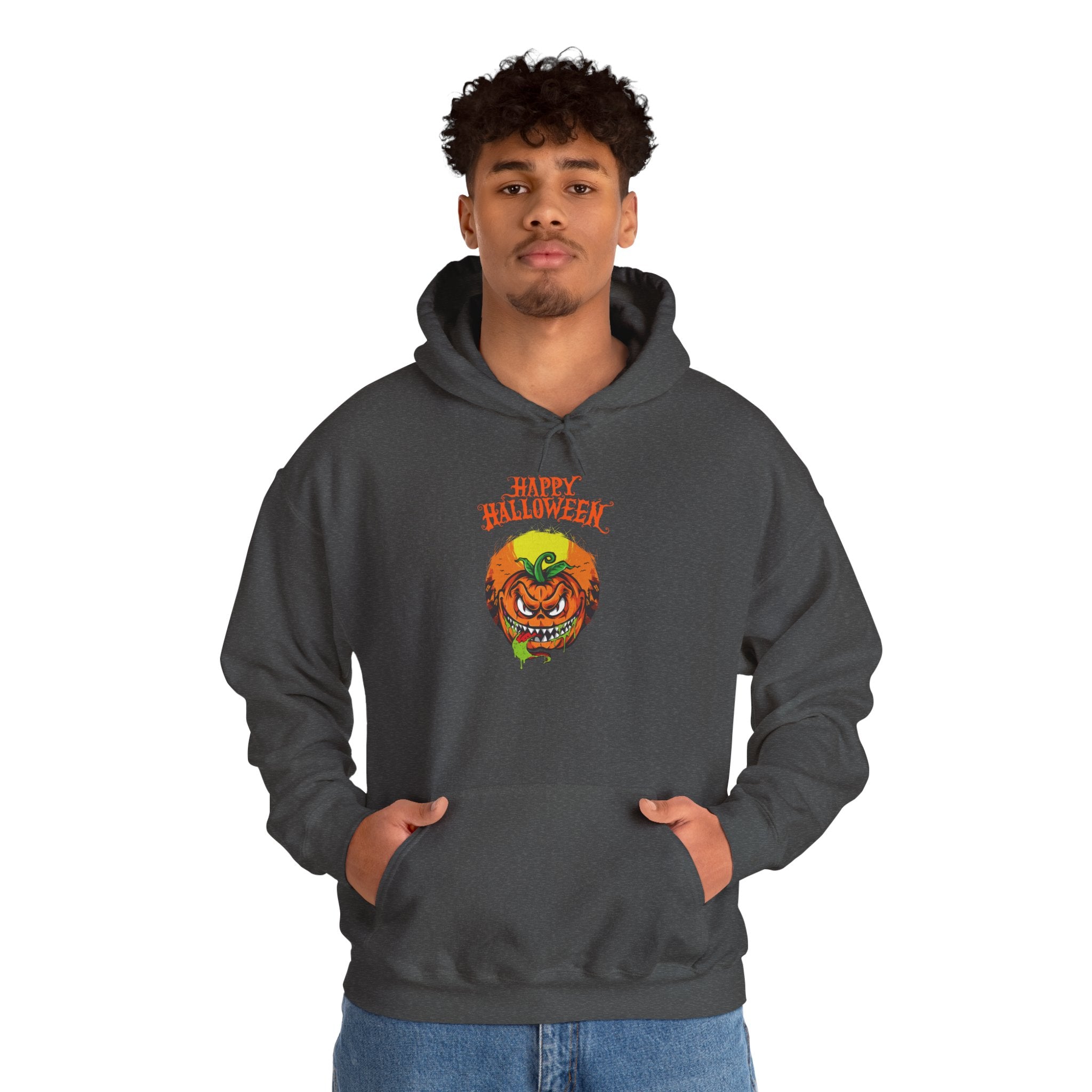 Halloween-Themed Unisex Hooded Sweatshirt, Cozy Halloween Apparel, Witch Design Hoodie, Fall Outfit, Spooky Season Gift