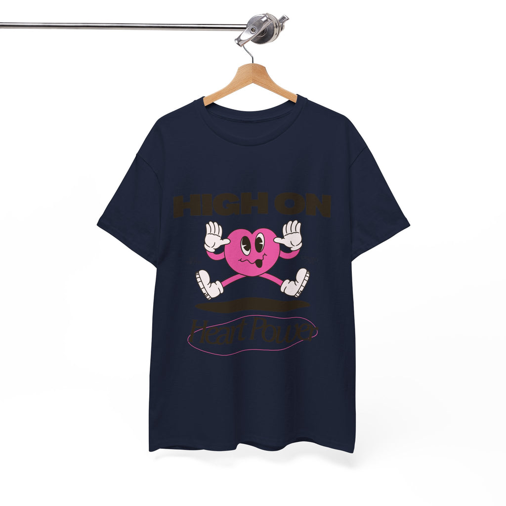 Heart Power Unisex T-Shirt Design | Graphic Tee for Men & Women | Streetwear Aesthetic T-Shirt
