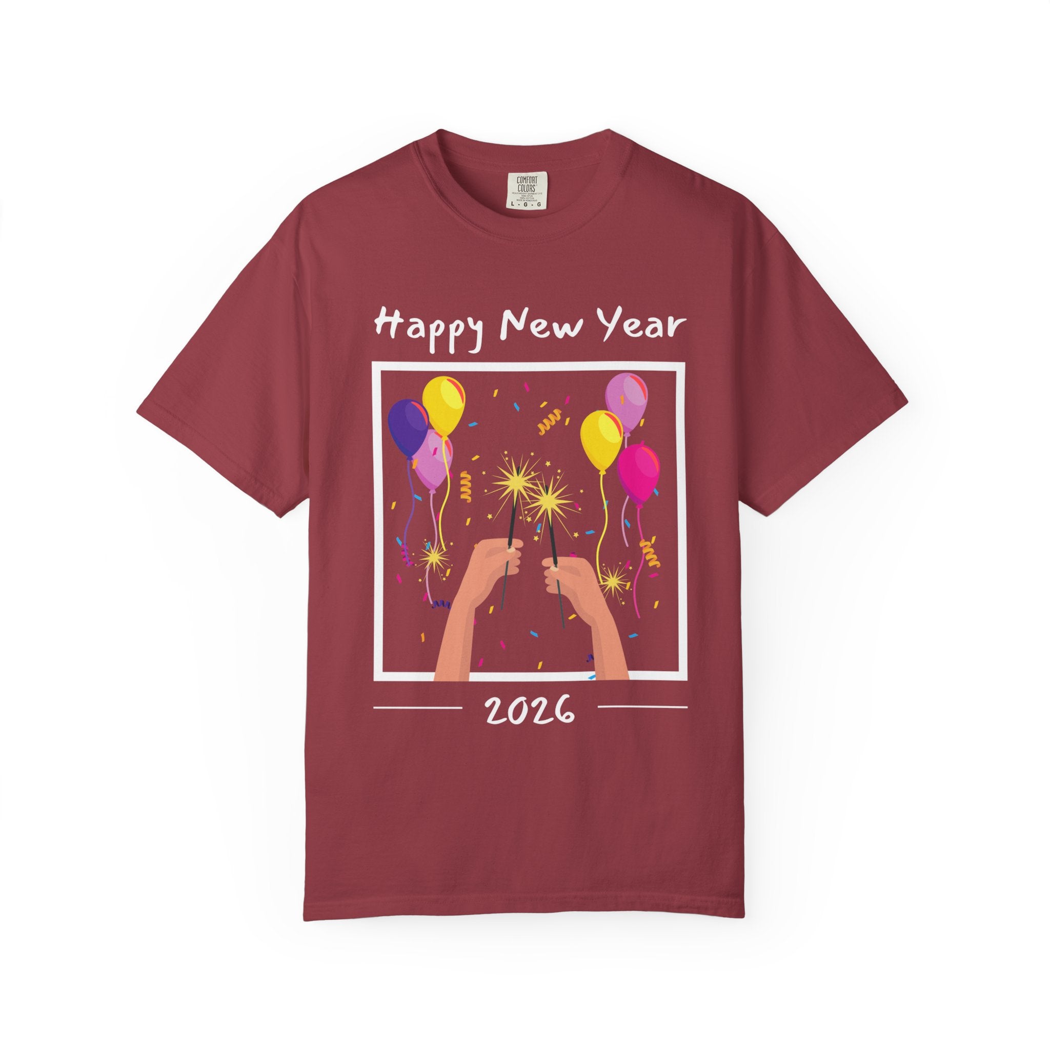 Happy New Year Unisex T-shirt, Celebration Tee, Party Shirt, Festive Apparel, Holiday Gift, New Year's Eve Wear