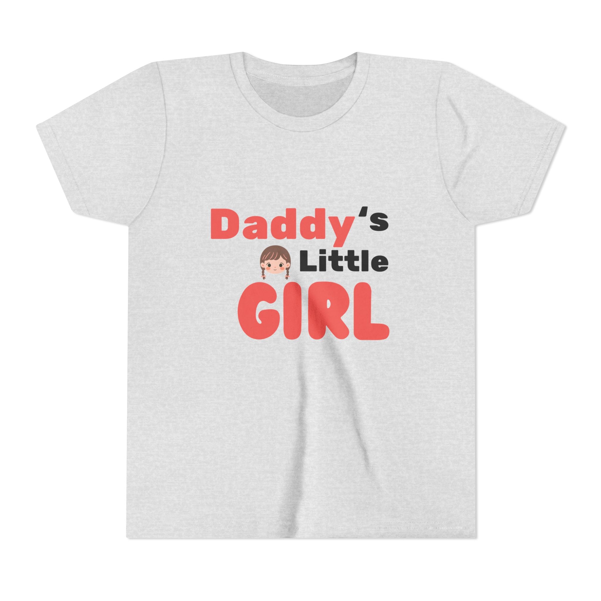 Daddy's Little Girl Youth Tee, Cute Kids T-Shirt, Father's Day Gift, Birthday Present, Sweet Family Apparel, Children's Fashion