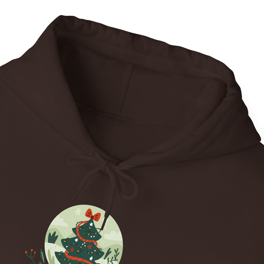 Cozy Holiday Hoodie with Snow Globe Design | Festive Gift, Winter Apparel, Christmas Sweatshirt, Unisex Hoodie, Seasonal Outfit