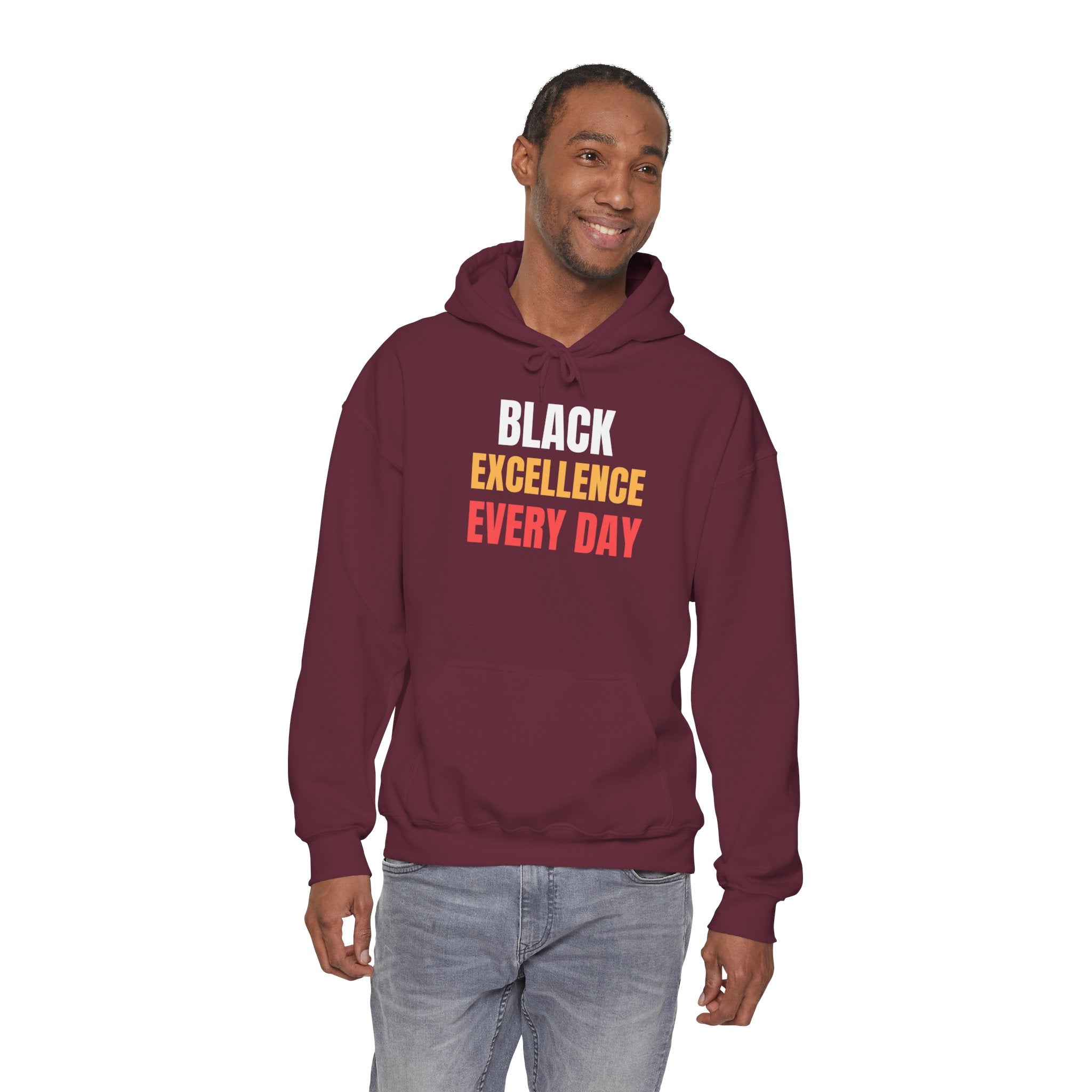 Black Excellence Everyday Hoodie | Unisex Heavy Blend Sweatshirt | Empowerment Gift | Black History Month | Everyday Affirmation