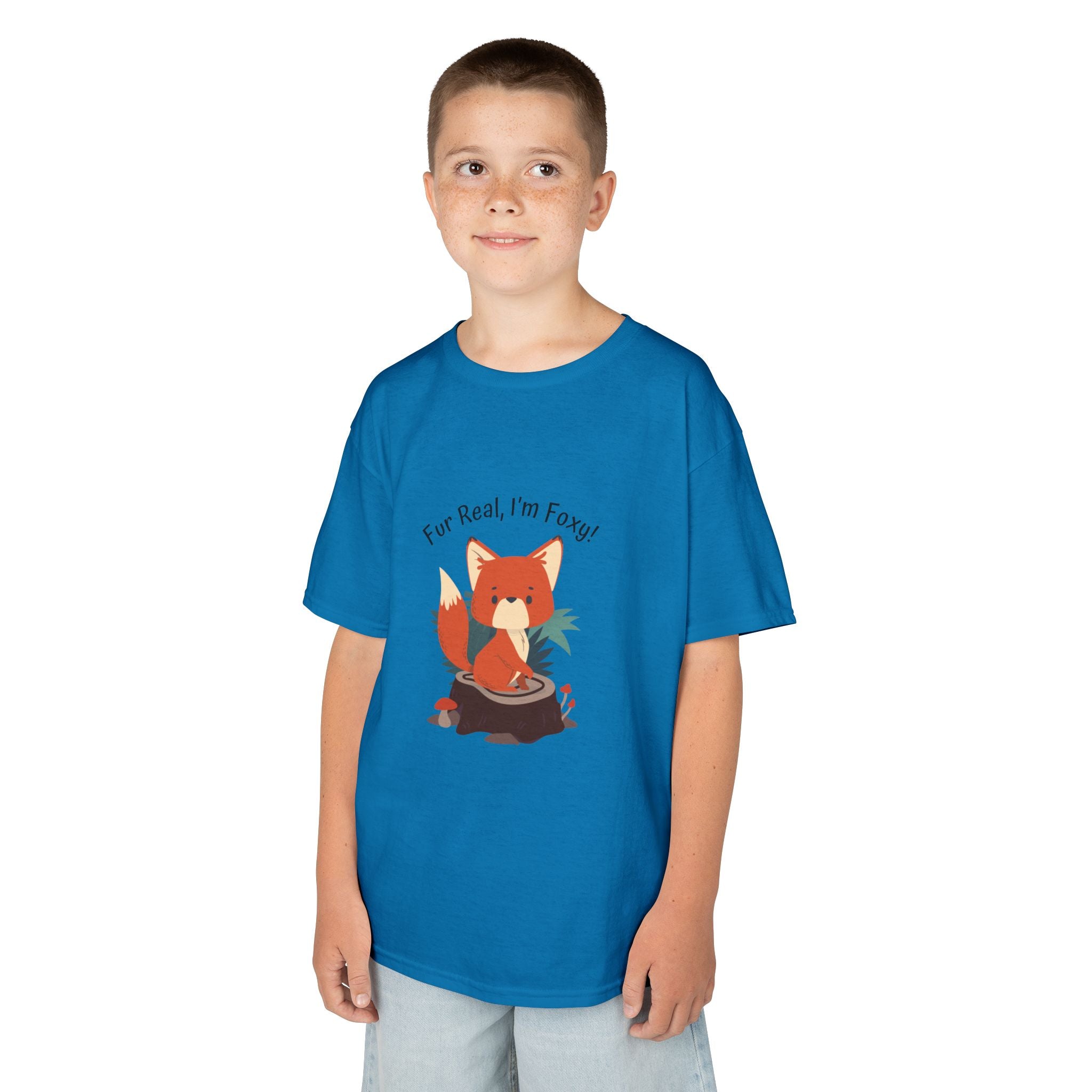 Cute Kids Fox Tee - Funny Animal Shirt for Girls & Boys, Birthday Gift, Holiday Outfit, Everyday Wear, Playdate Style