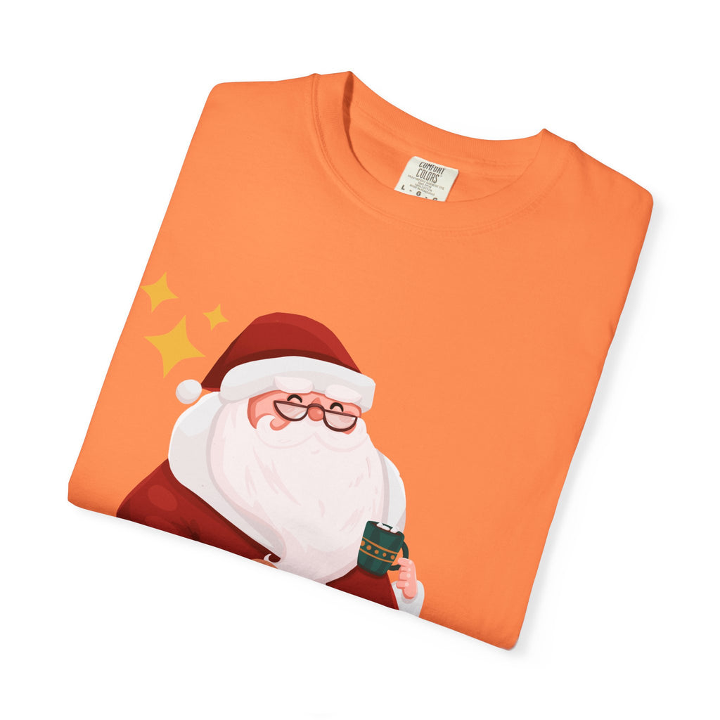 Festive Christmas T-Shirt, Holiday Apparel, Santa Graphic Tee, Unisex Christmas Gift, Seasonal Outfit, Cheerful Holiday Wear