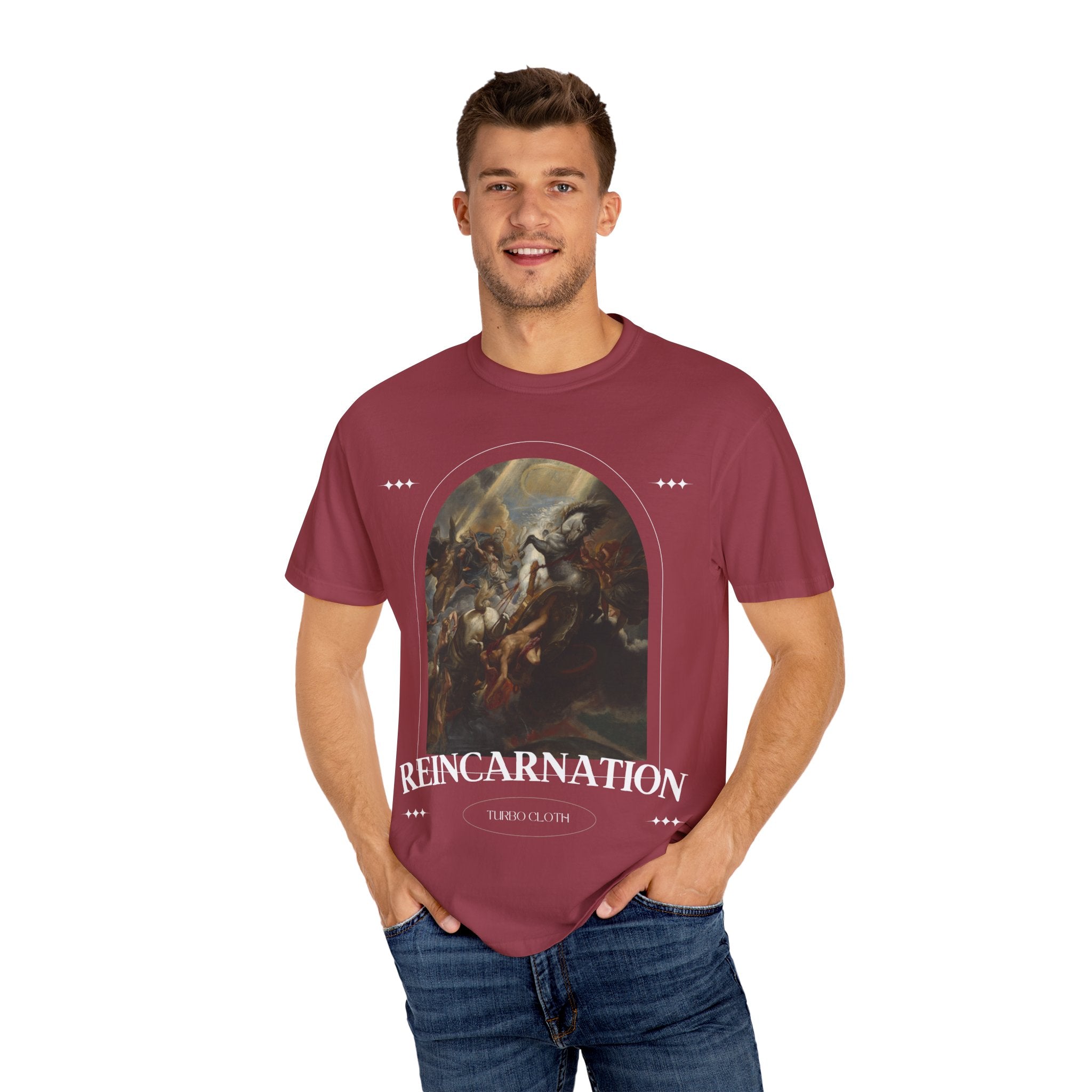 Artistic Unisex T-Shirt with Arch Design, Unique Graphic Tee, Casual Wear, Gift for Art Lovers, Vintage Style, Unisex Fashion