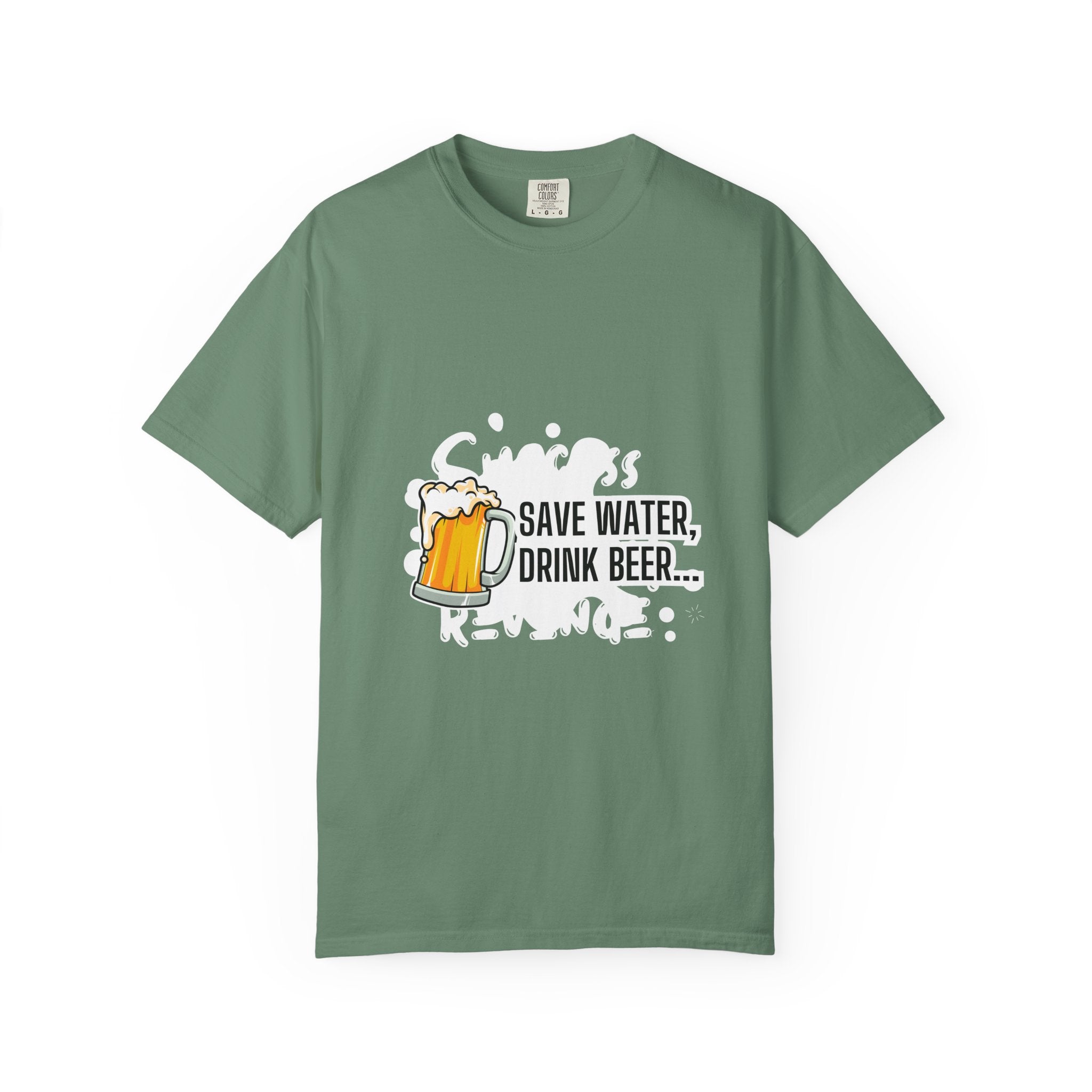 Beer Lovers Unisex T-Shirt, Fun Graphic Tee for Parties, Great Gift for Festivals, Casual Wear for Beer Enthusiasts, Save Water Drink Beer