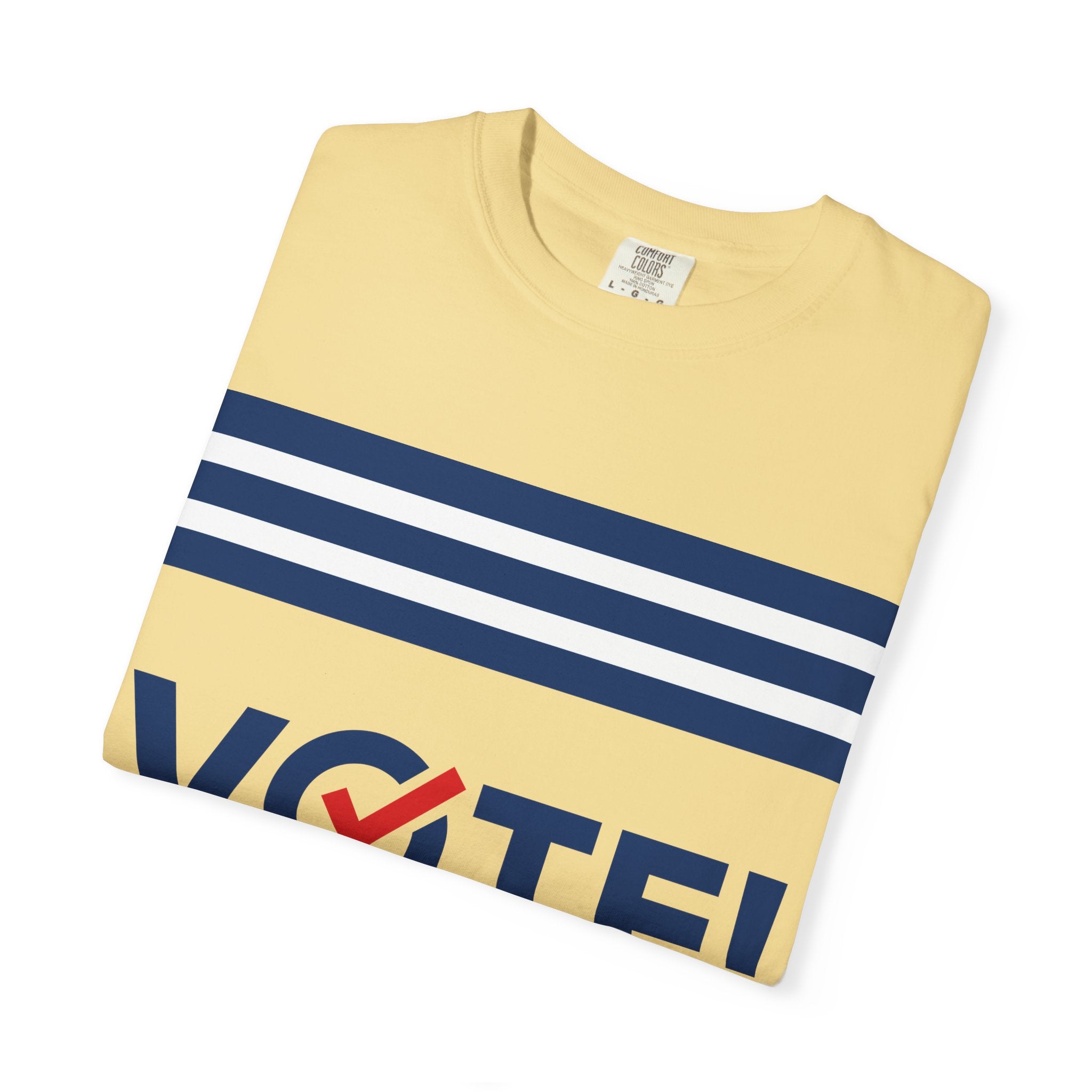 Vote! Garment-Dyed T-Shirt | Unisex Voter Apparel, Election Day Outfit, Political Statement Tee, Casual Advocacy Shirt, Gift for Activists