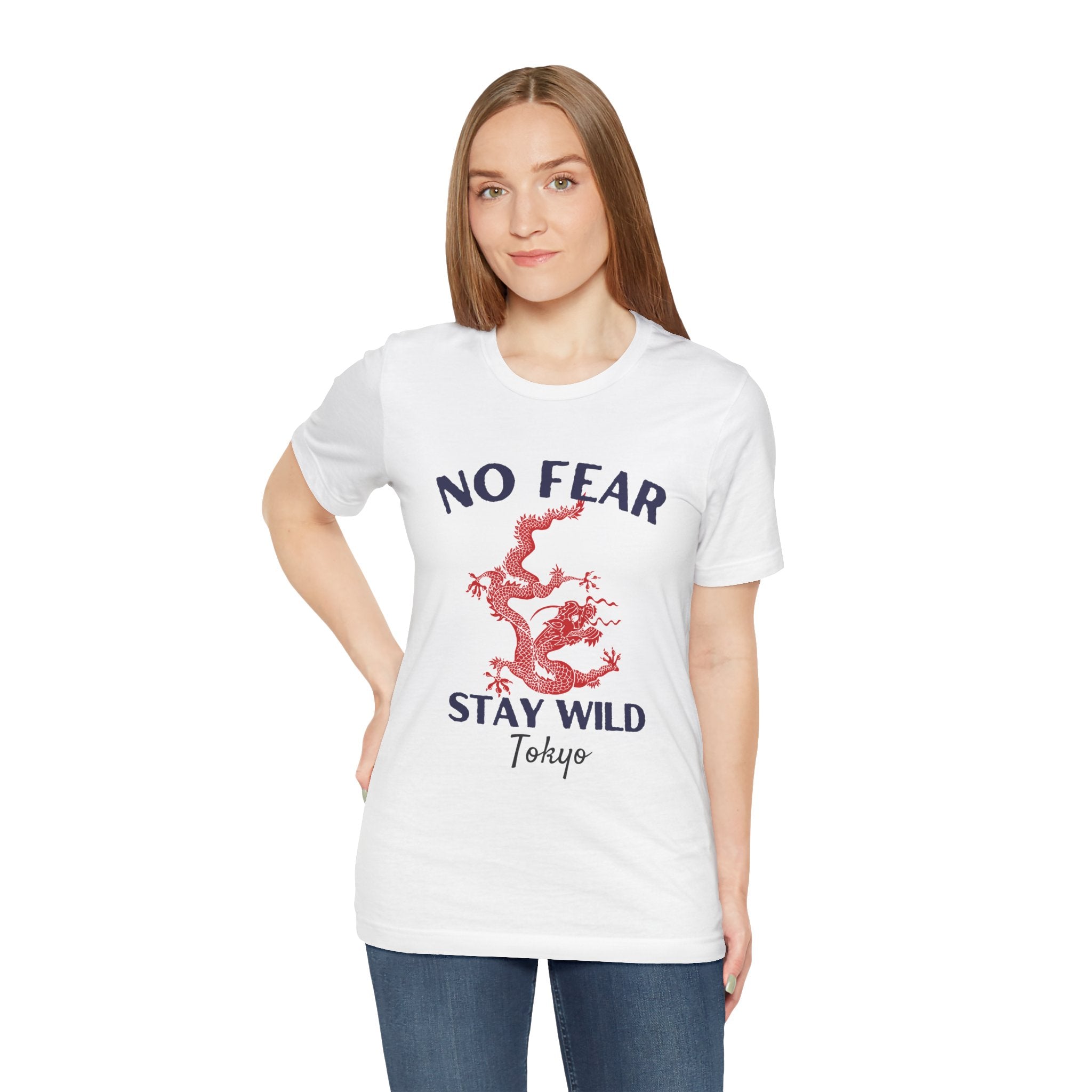 No Fear Stay Wild Unisex T-Shirt | Adventure Tee, Casual Wear, Gift for Nature Lovers, Inspirational Shirt, Summer Fashion