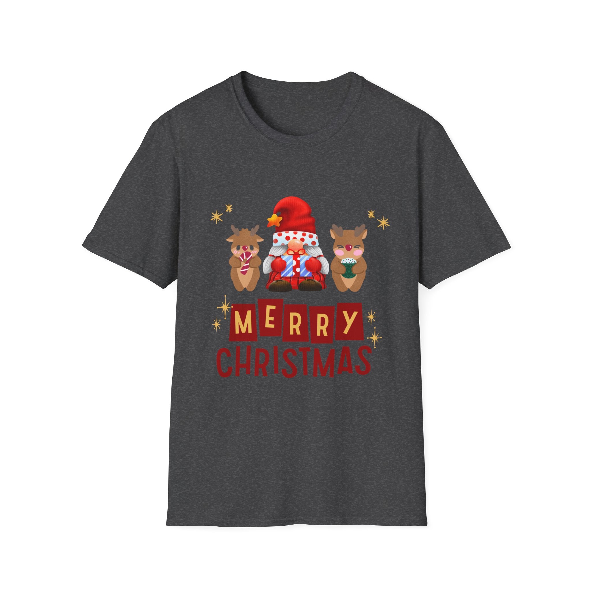 Merry Christmas Unisex T-Shirt, Holiday Tee, Christmas Gift, Family Gathering, Winter Apparel, Festive Wear