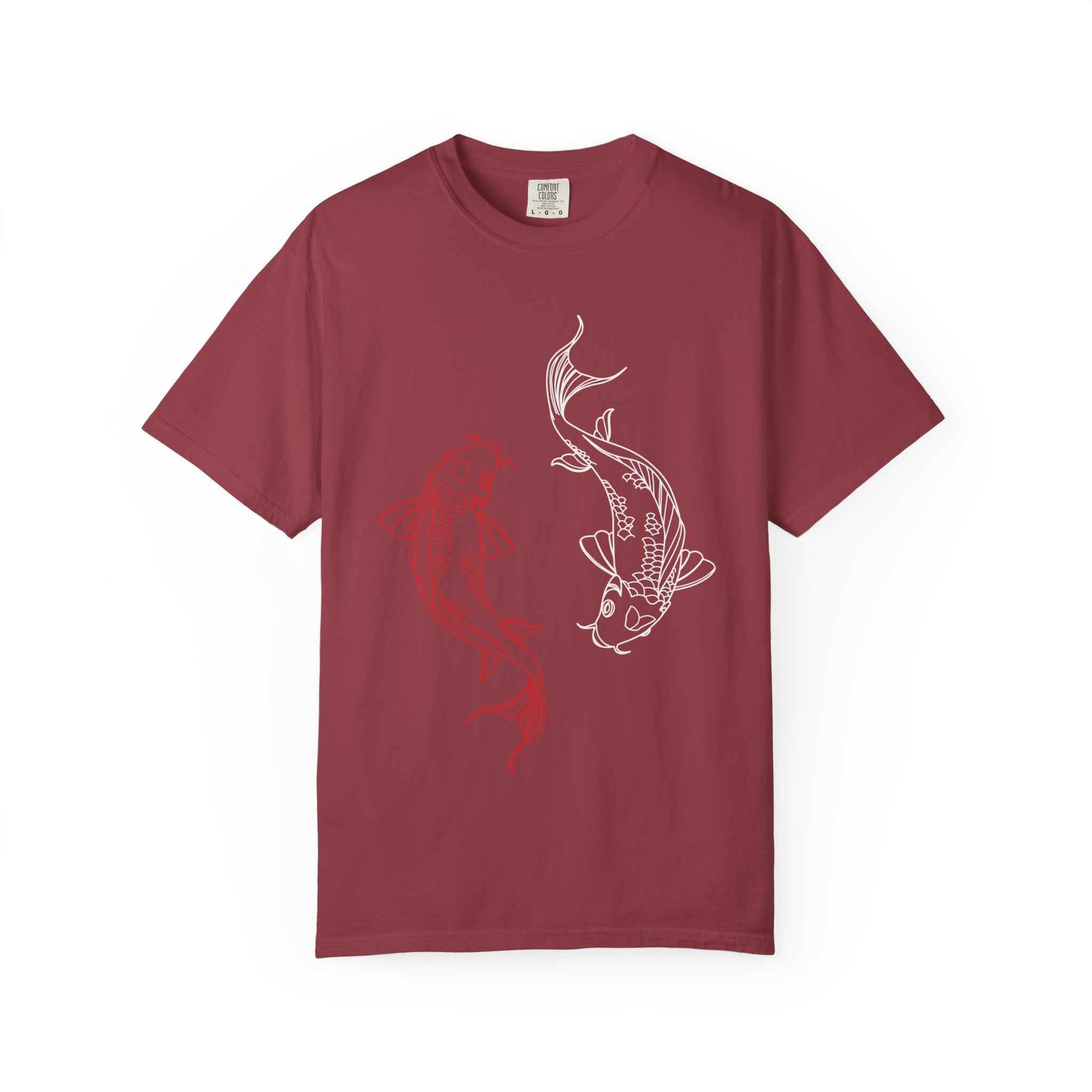 Koi Fish Unisex T-Shirt | Art Tee, Summer Style, Casual Wear, Gift for Nature Lovers, Zen & Peaceful Vibe