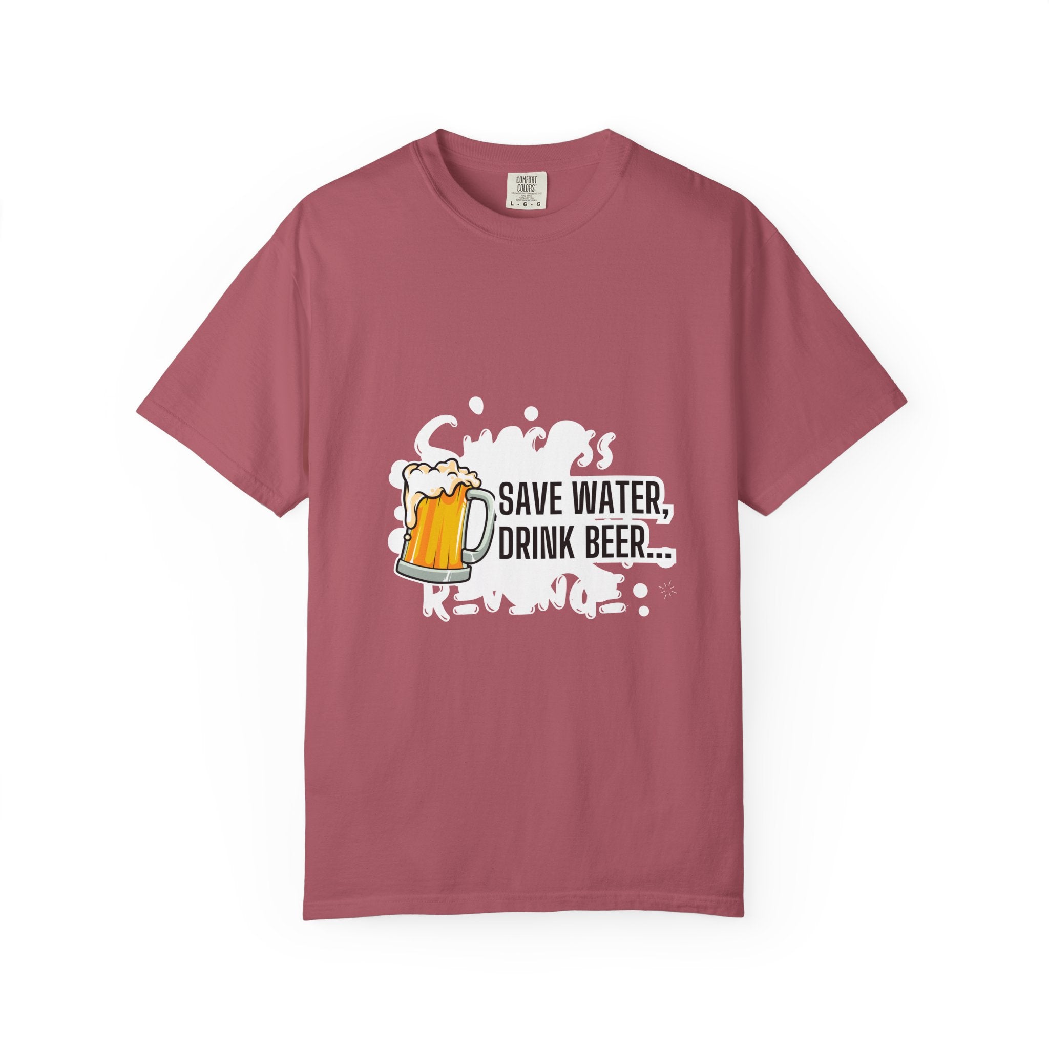Beer Lovers Unisex T-Shirt, Fun Graphic Tee for Parties, Great Gift for Festivals, Casual Wear for Beer Enthusiasts, Save Water Drink Beer