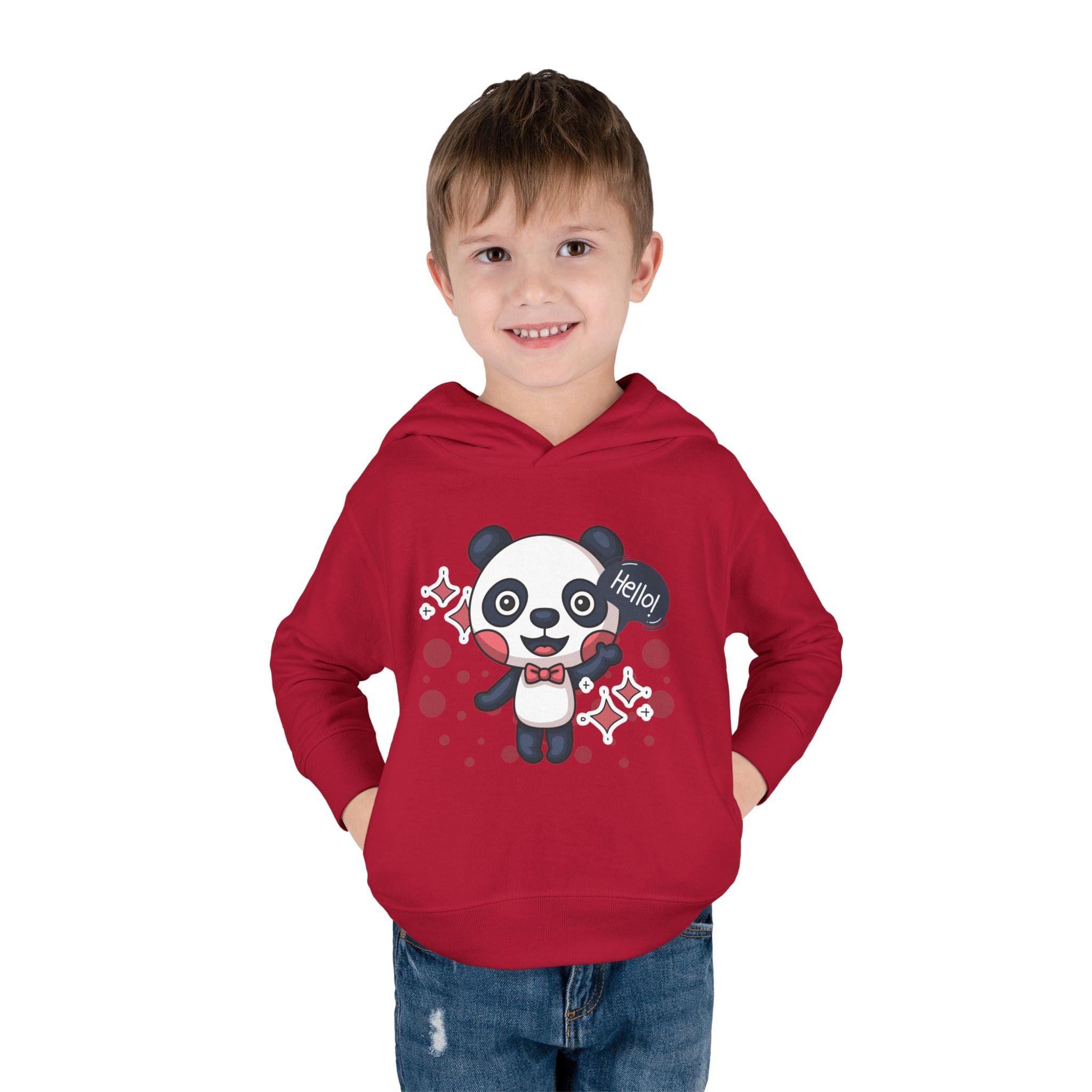 Adorable Toddler Fleece Hoodie featuring Cute Panda Design, Kids Apparel, Gift for Children, Birthday Party Outfit, Cozy Pullover