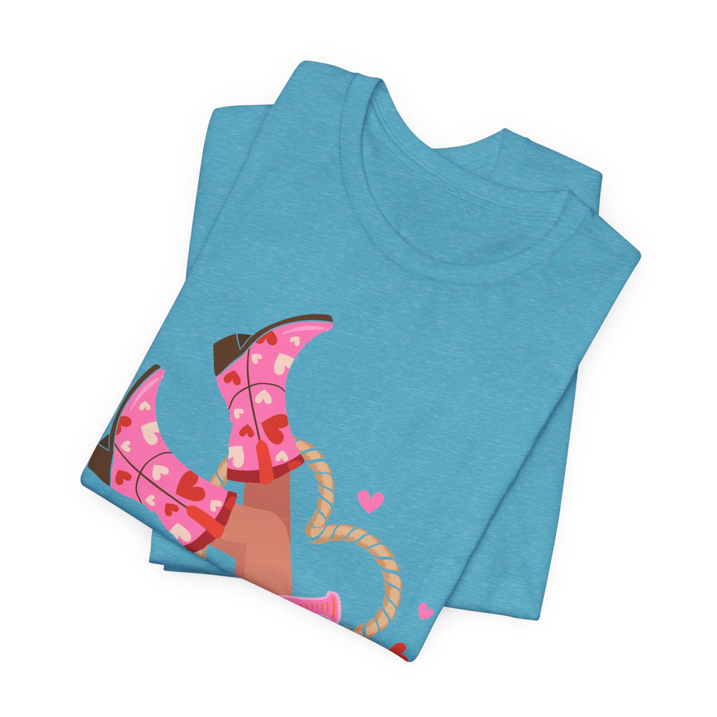 Playful Cowboy Graphic Tee - Perfect for Rodeos, Country Concerts, and Summer Gatherings, Casual Wear, Gift for Country Lovers, Fun Outfits