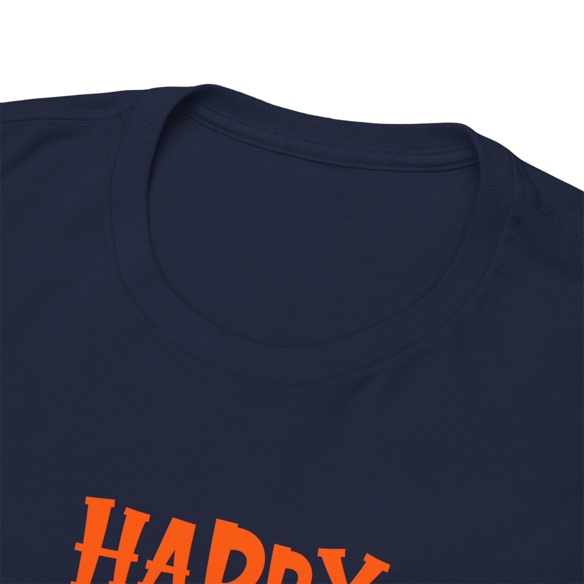 Happy Halloween Ghost Tee, Unisex Cotton T-Shirt, Halloween Apparel, Fall Fashion, Cute Halloween Gift, Ghost Tee