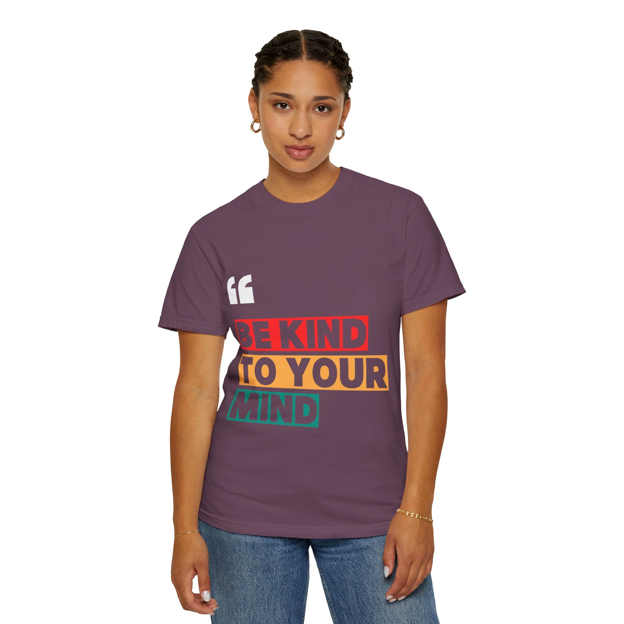 Inspirational Unisex T-Shirt - Be Kind to Your Mind, Motivational Tee for Mental Health Awareness, Casual Wear, Gift Idea