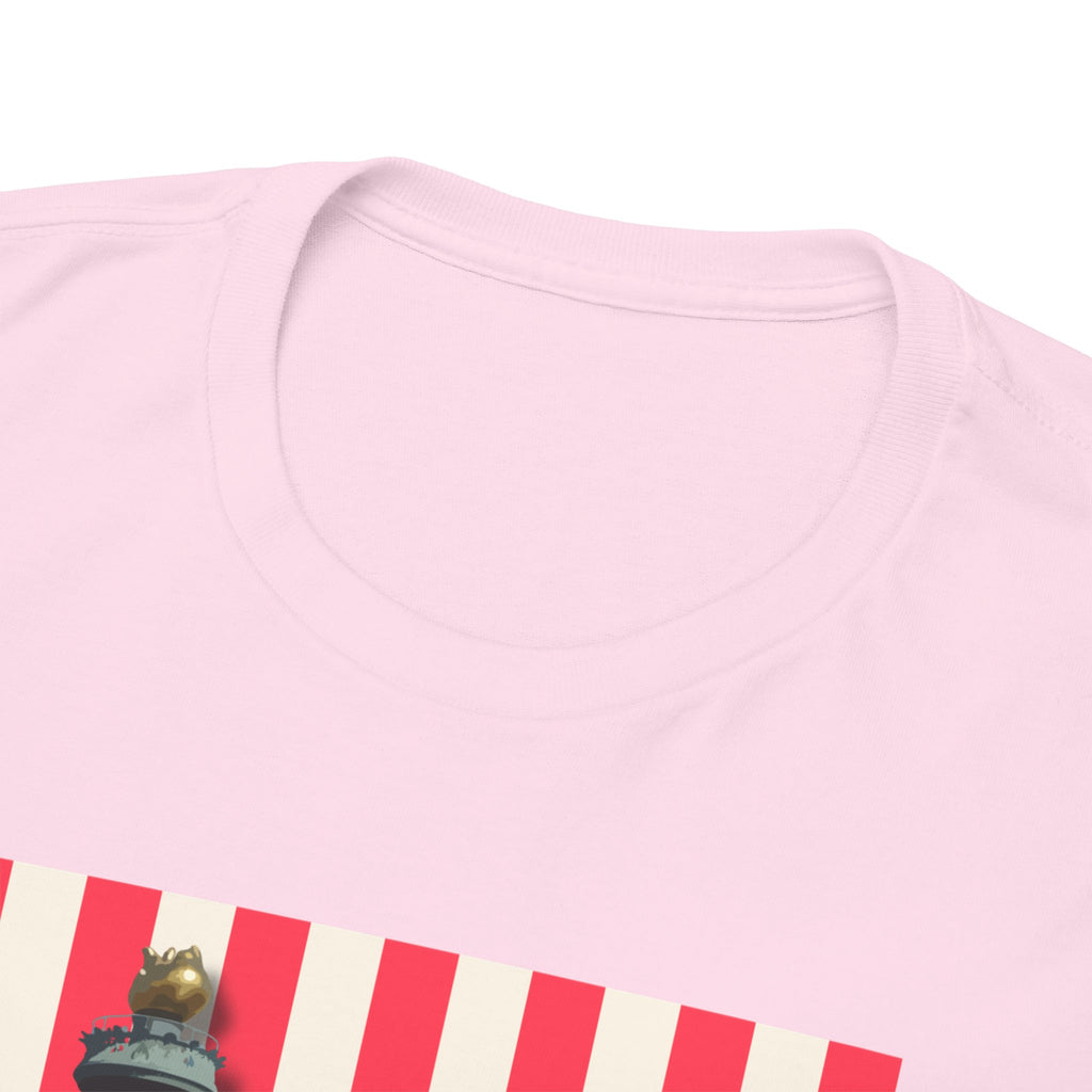 American Vibes Unisex Heavy Cotton Tee, Patriotic Shirt, Gift for Veterans, Independence Day Apparel, Summer Casual Wear