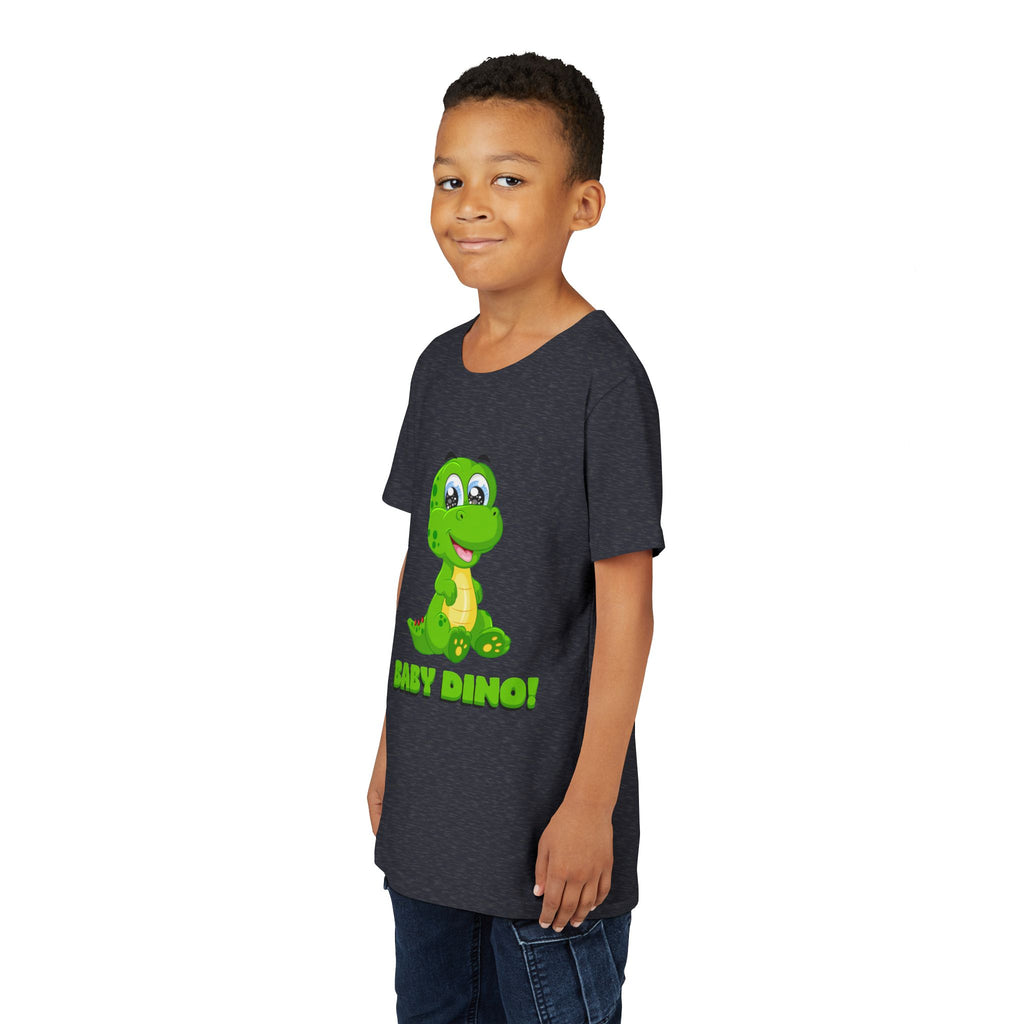 Cute Baby Dino Youth Tee, Dinosaur Shirt for Kids, Perfect for Birthdays, Playdates or Everyday Wear, Fun Gift for Dino Lovers