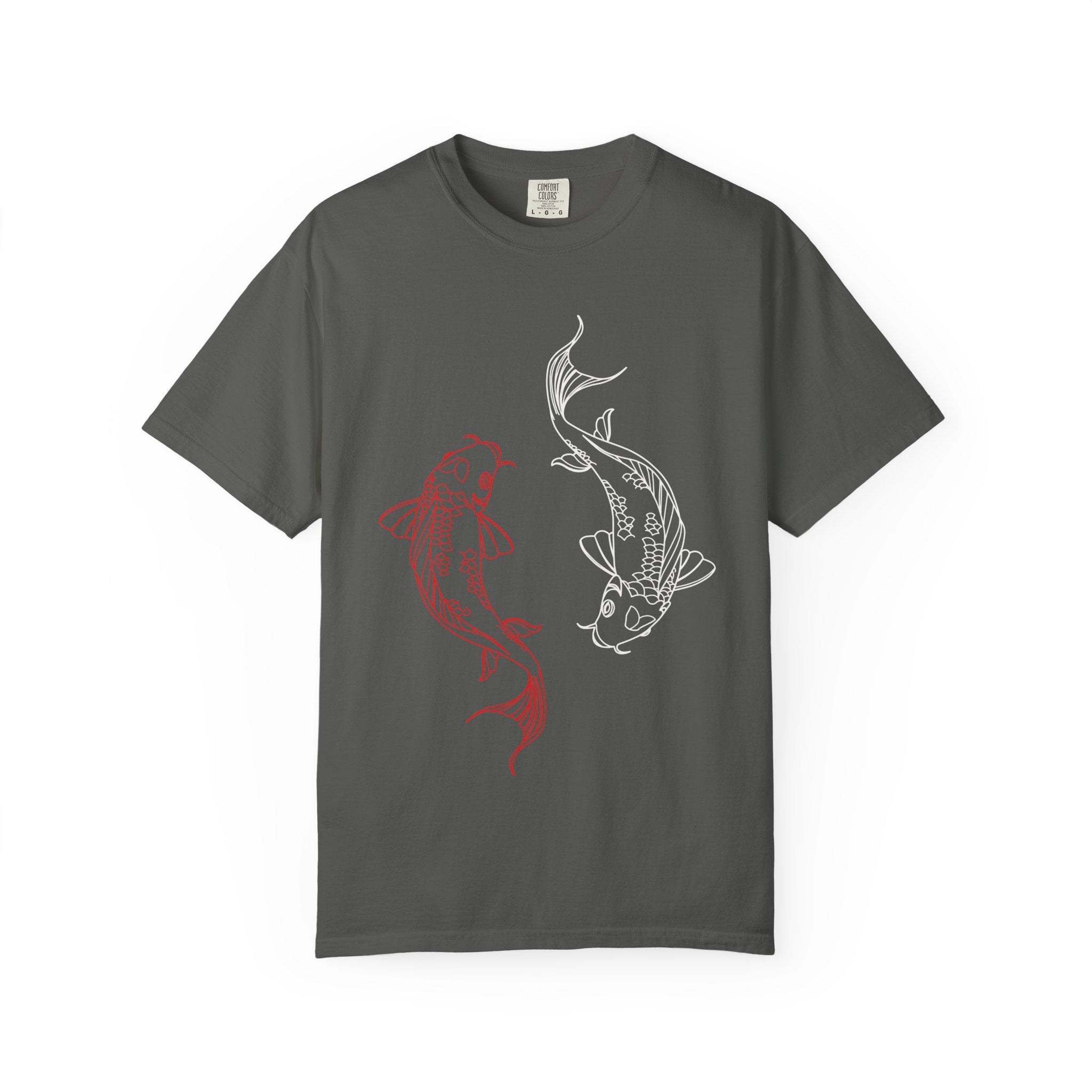 Koi Fish Unisex T-Shirt | Art Tee, Summer Style, Casual Wear, Gift for Nature Lovers, Zen & Peaceful Vibe