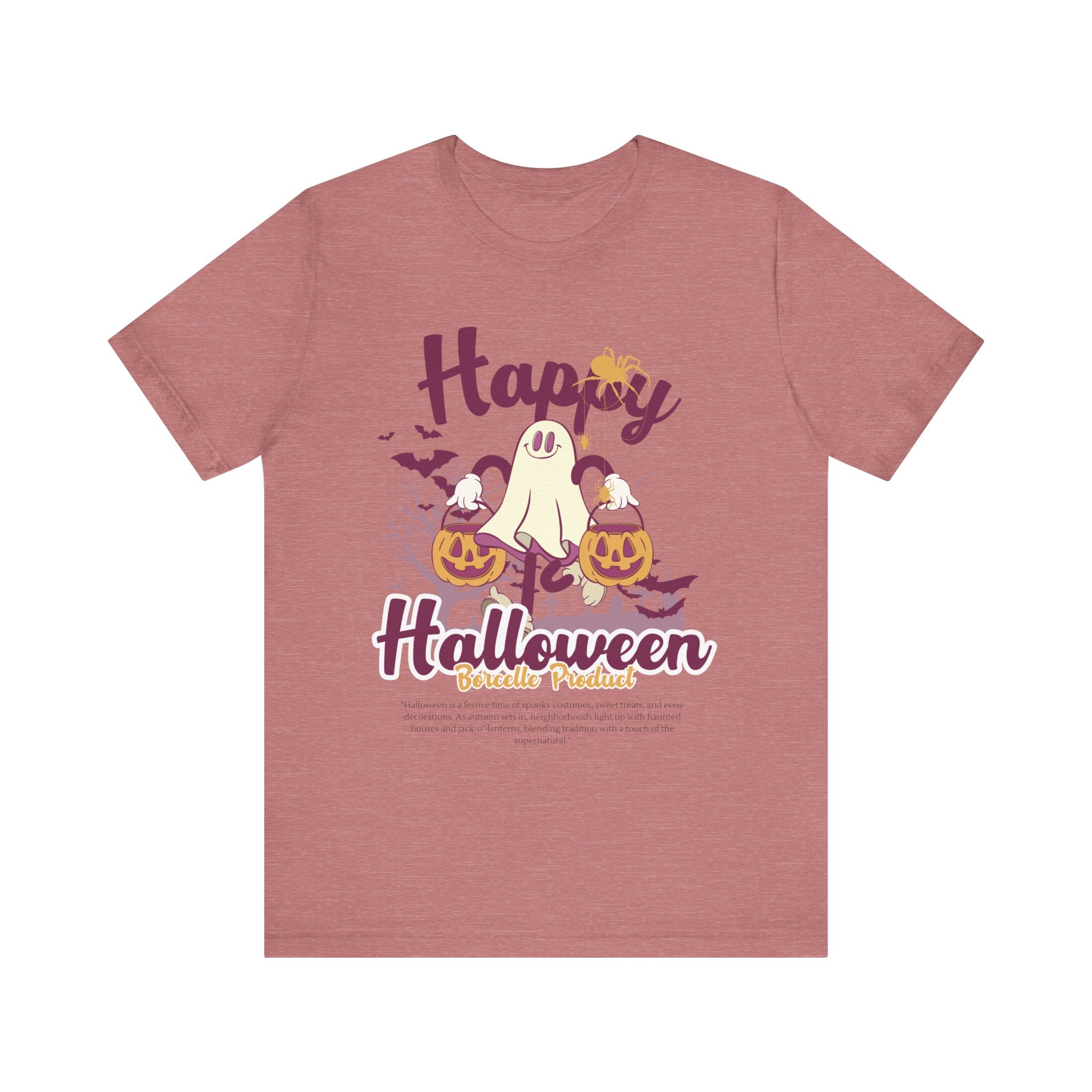 Halloween Unisex T-Shirt, Cute Ghost Tee, Fall Apparel, Kids Halloween Costume, Spooky Season Shirt, Trick or Treat Gift