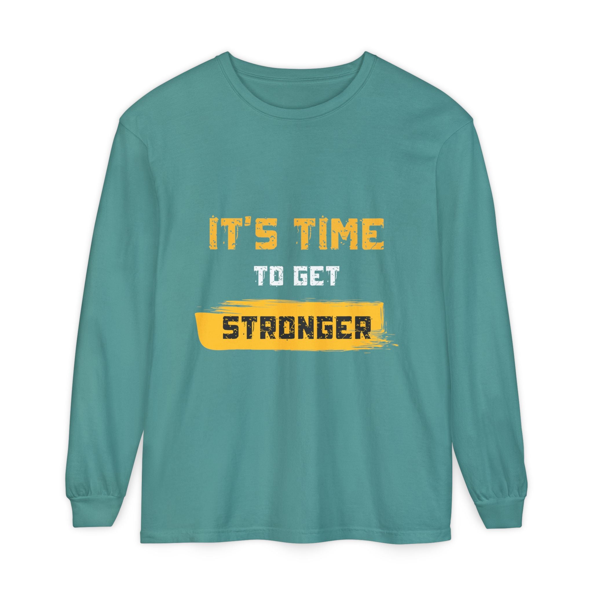 Unisex Motivational Long Sleeve Tee - 'It's Time Stronger' - Perfect Gift for Fitness Lovers, Gym Attire, Casual Wear, Inspirational [...]