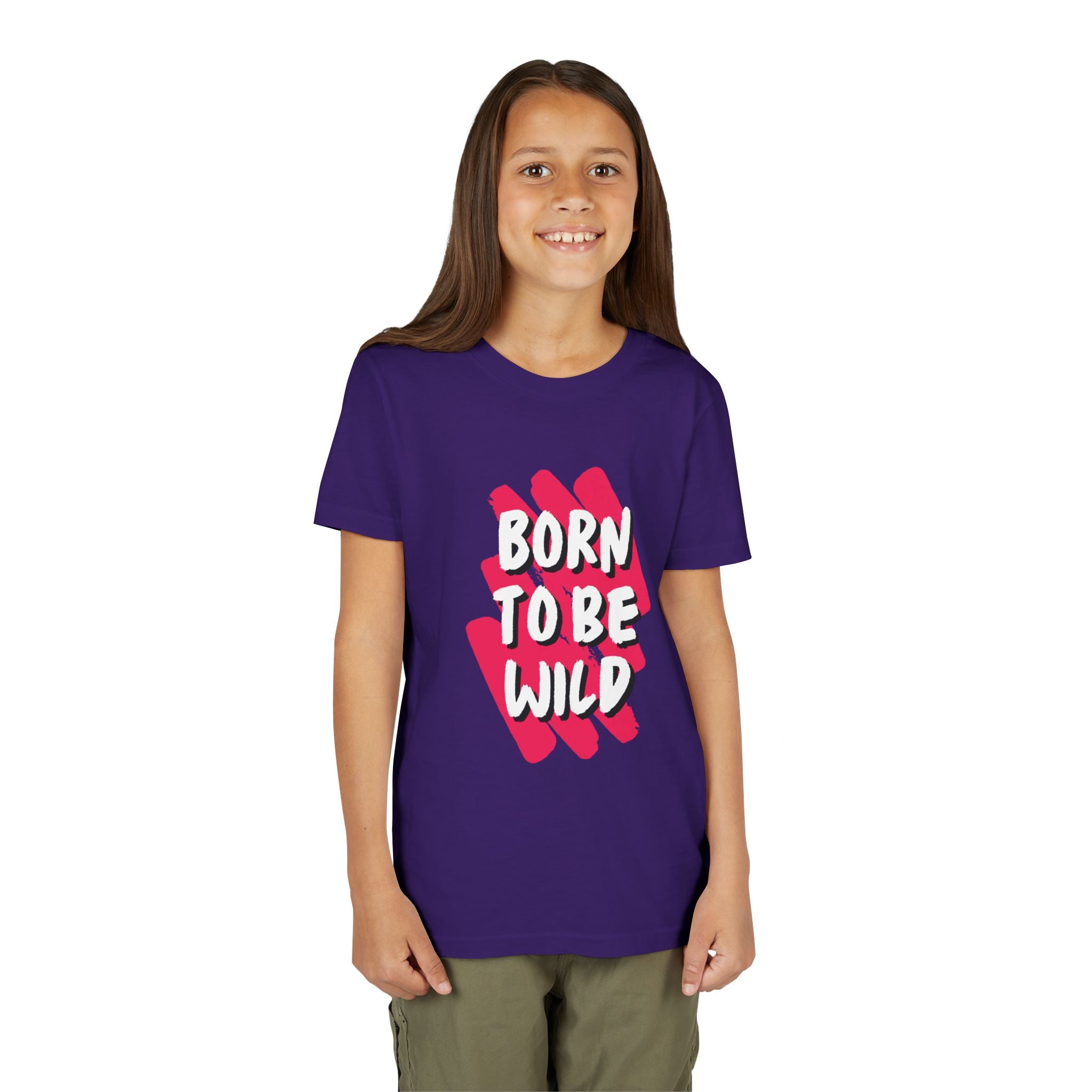 Youth Short Sleeve Tee - Born to Be Wild, Adventure Tee, Kids Casual Shirt, Summer Vibes, Birthday Gift, Fun Playwear