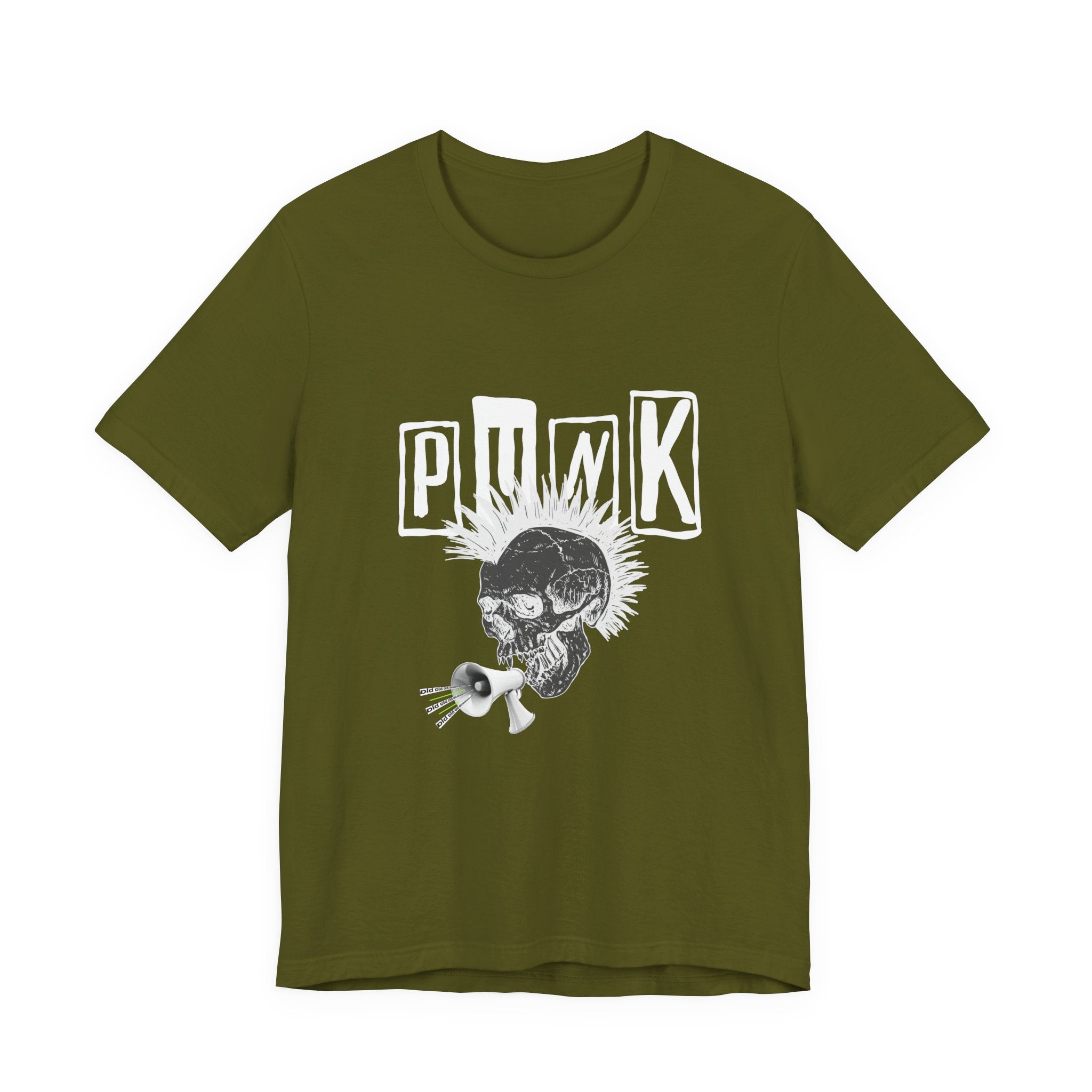 Punk Skull Graphic Tee, Unisex T-Shirt, Alternative Fashion Shirt, Edgy Clothing, Gift for Music Lovers