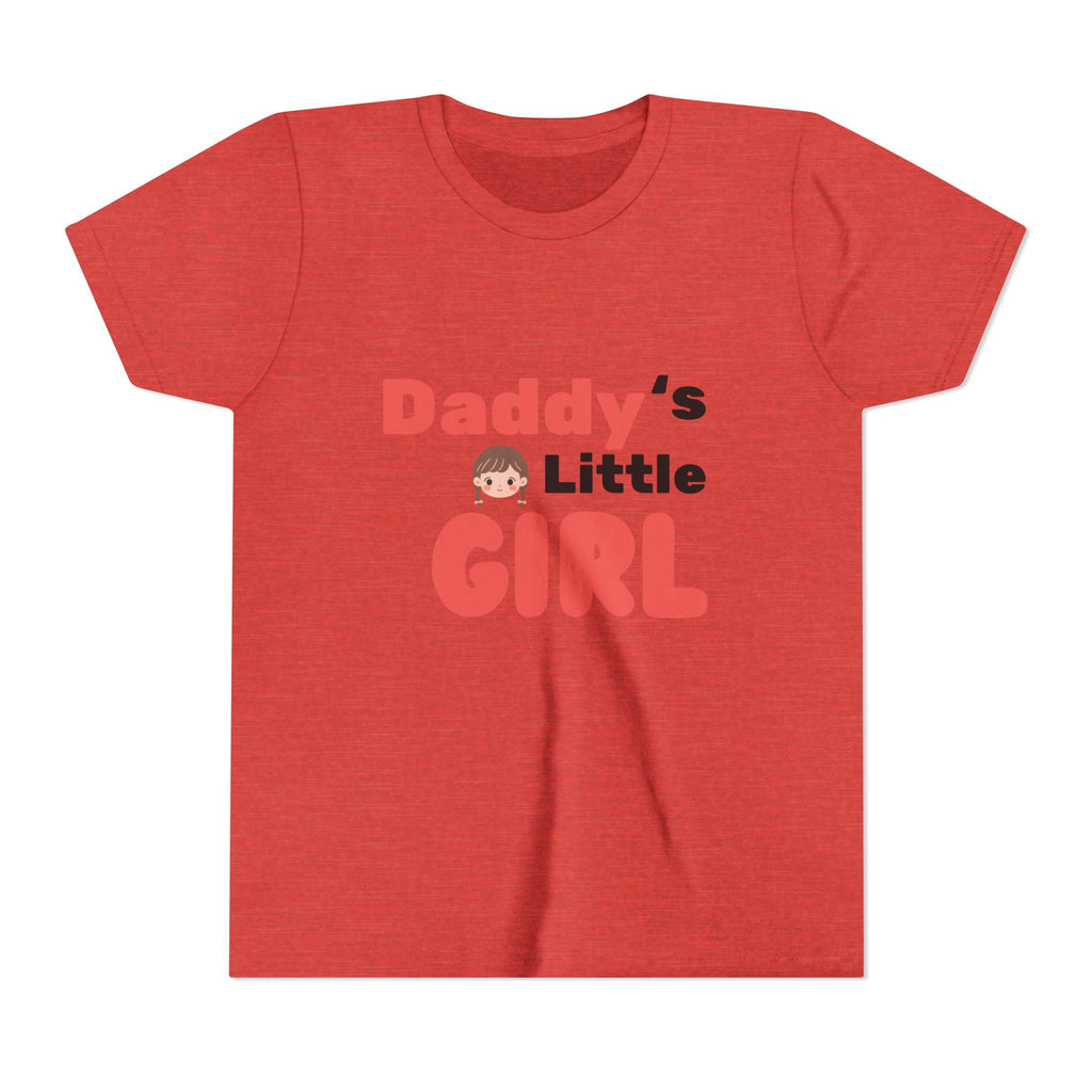 Daddy's Little Girl Youth Tee, Cute Kids T-Shirt, Father's Day Gift, Birthday Present, Sweet Family Apparel, Children's Fashion