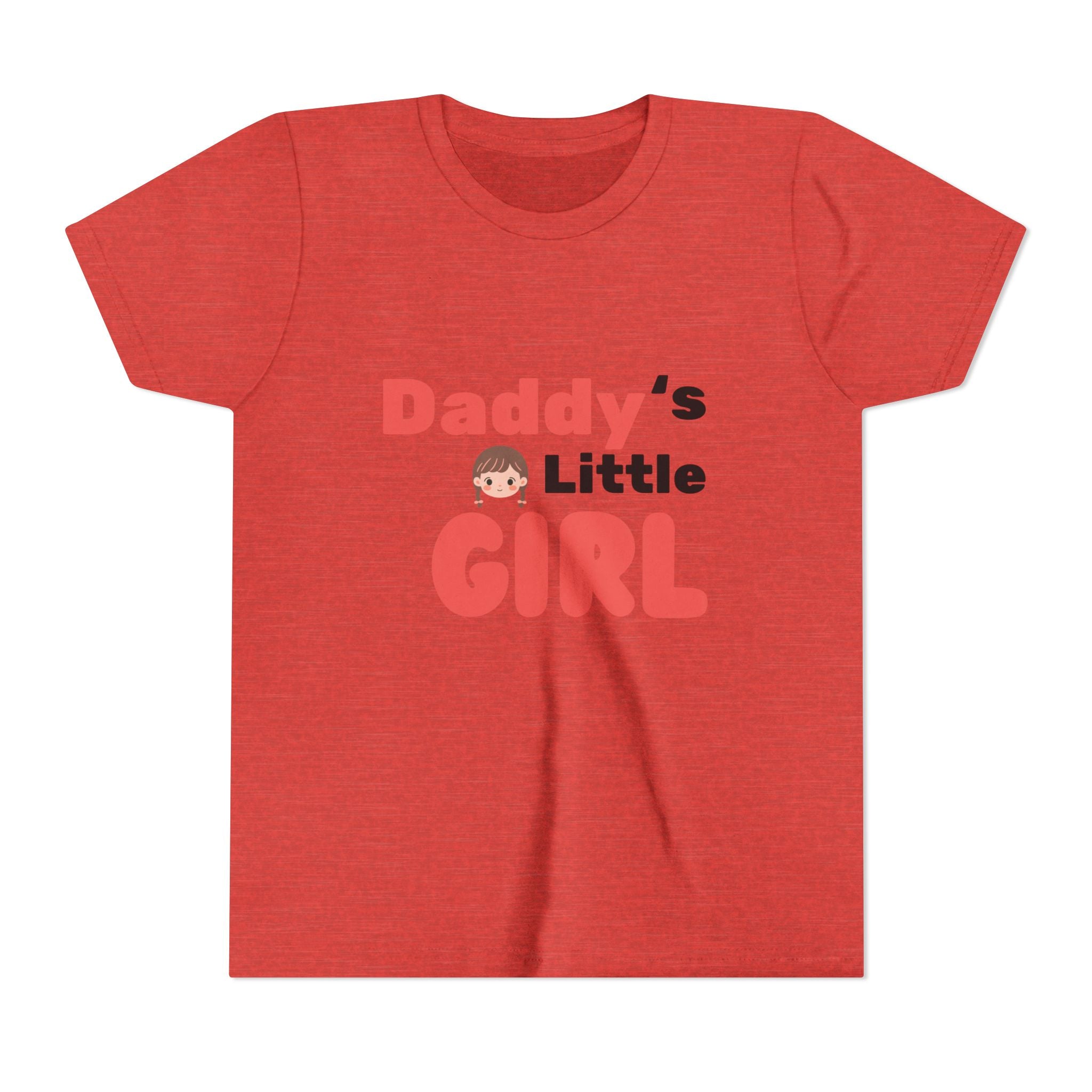 Daddy's Little Girl Youth Tee, Cute Kids T-Shirt, Father's Day Gift, Birthday Present, Sweet Family Apparel, Children's Fashion